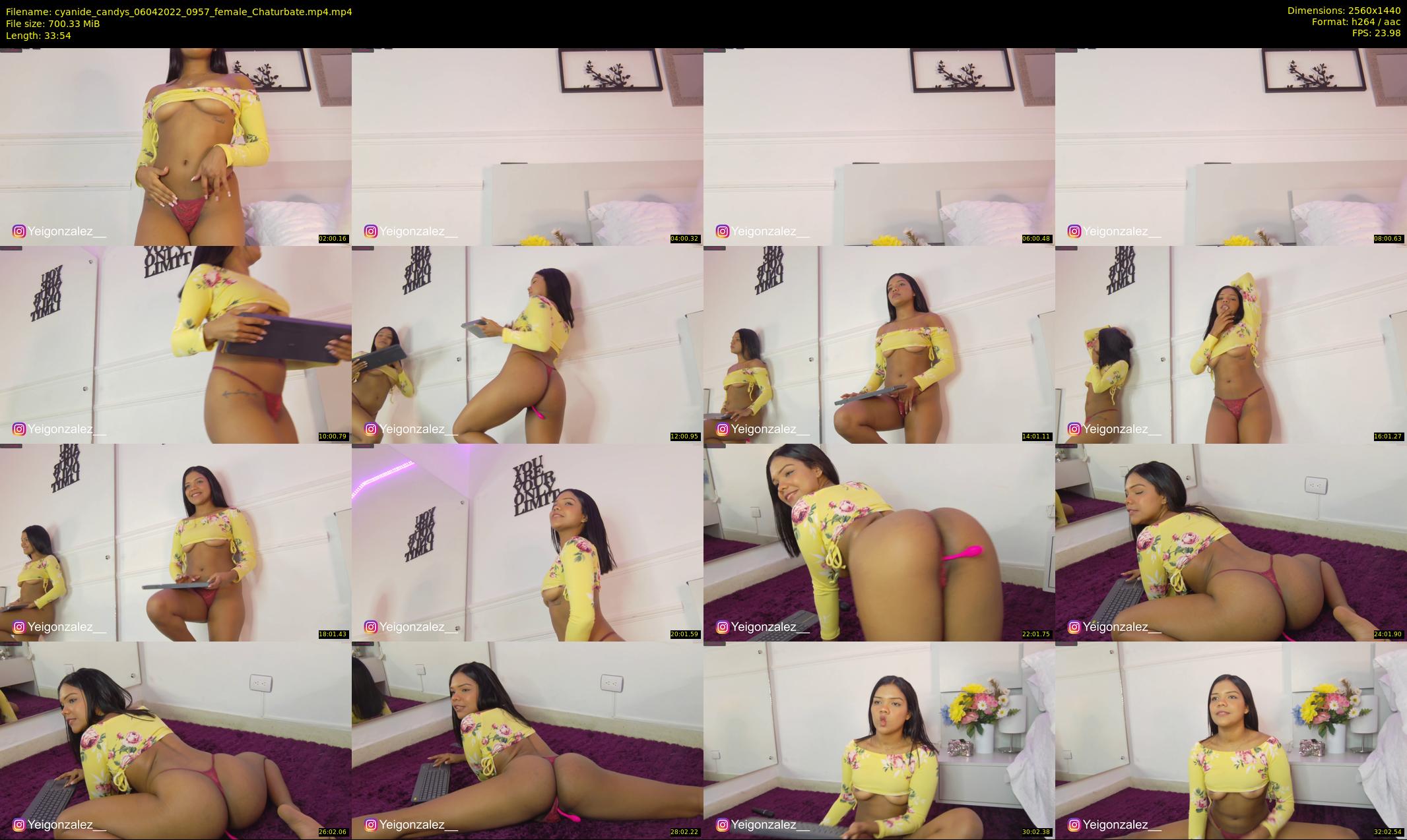 cyanide_candys — 34 minute Chaturbate female cam show recording, 1080p, Apr 6, 2022