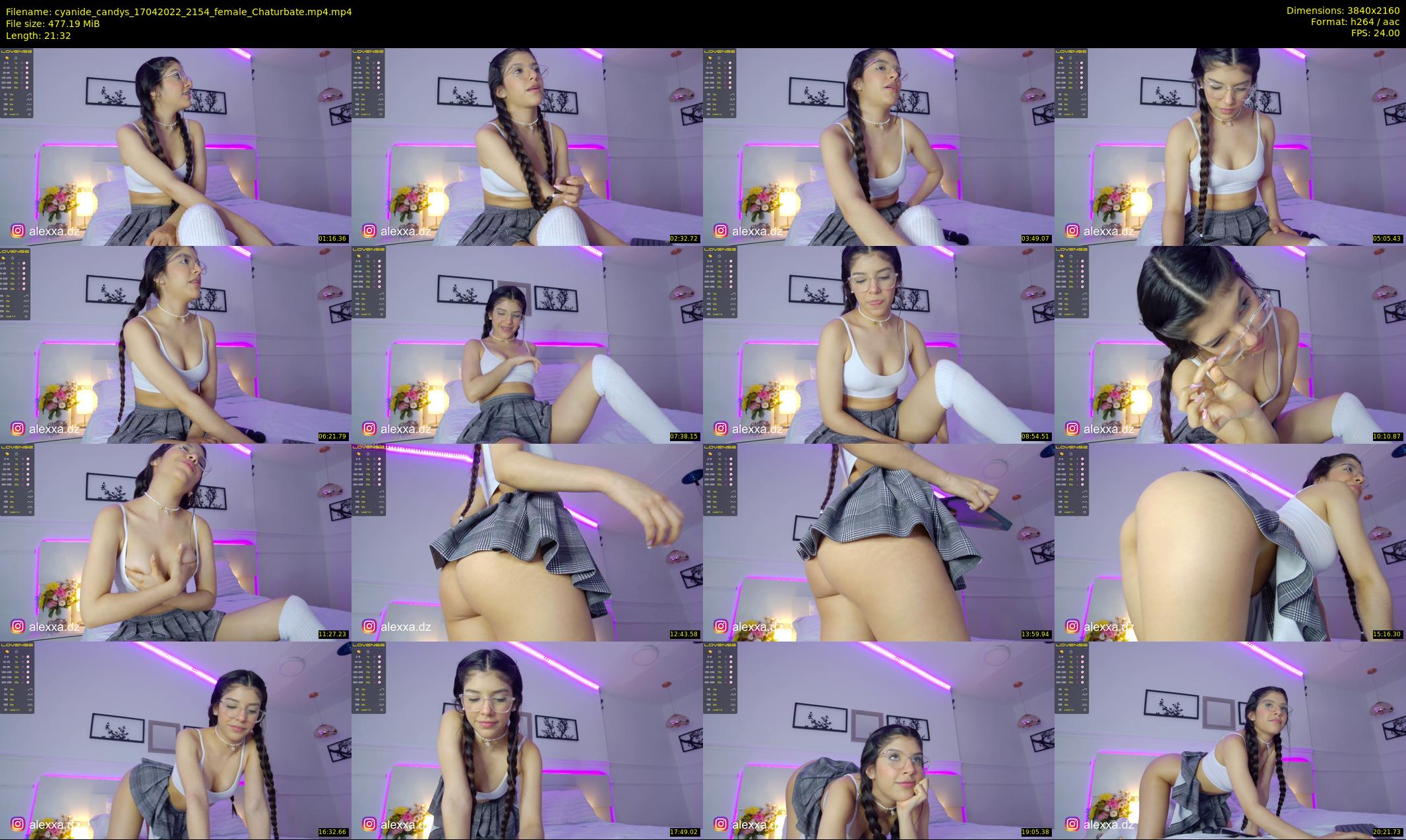 cyanide_candys — 22 minute Chaturbate female cam show recording, 4K, Apr 17, 2022