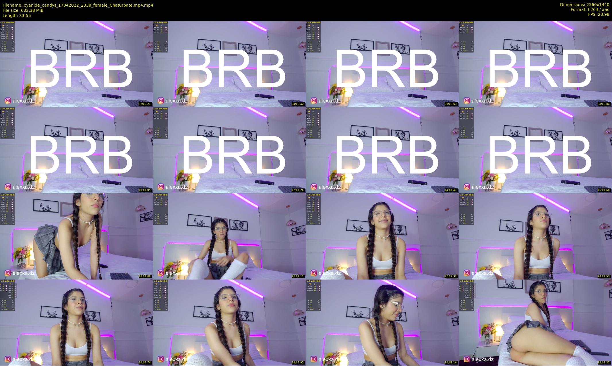 cyanide_candys — 34 minute Chaturbate female cam show recording, 1080p, Apr 17, 2022