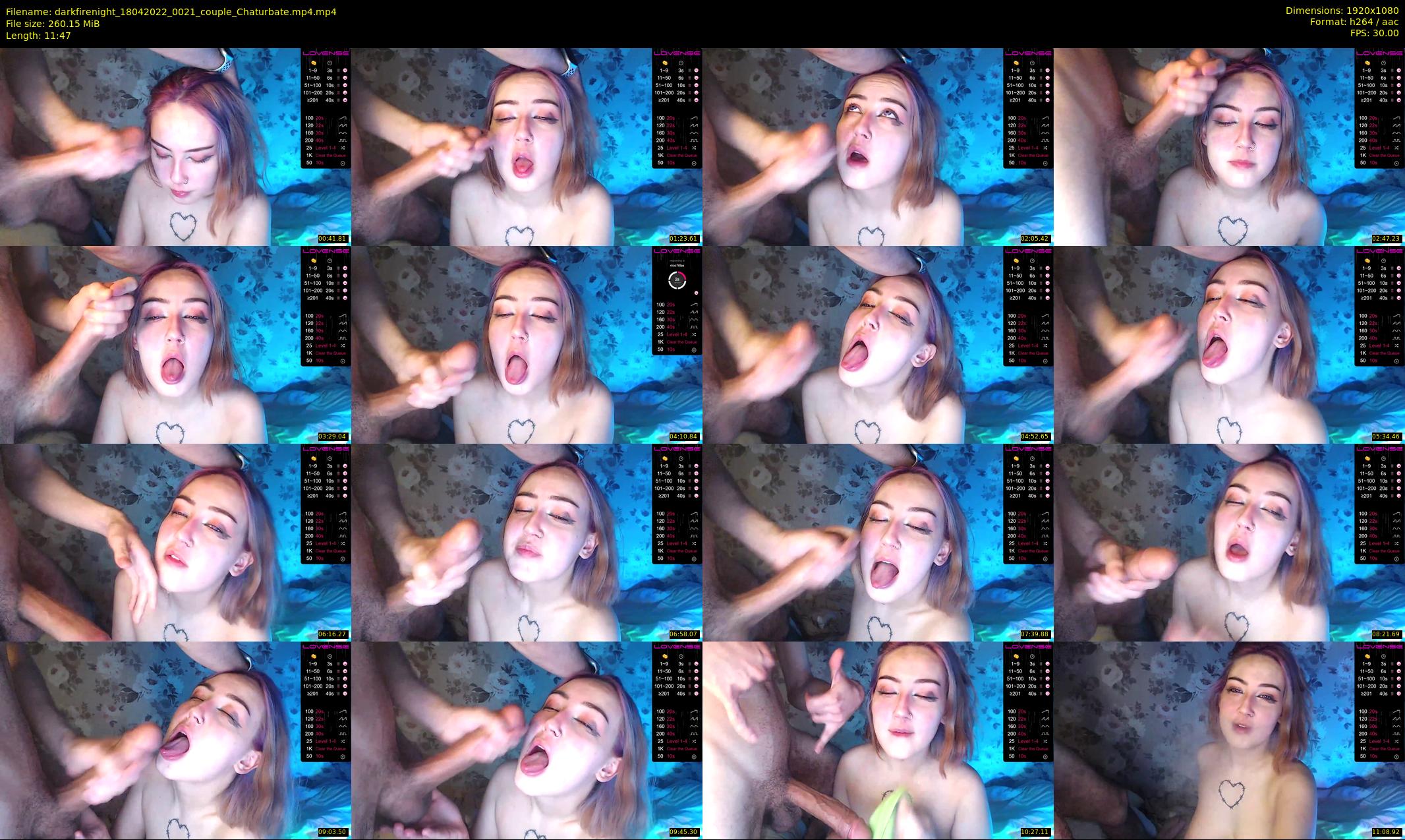 darkfirenight — 12 minute Chaturbate couple cam show recording, 1080p, Apr 18, 2022