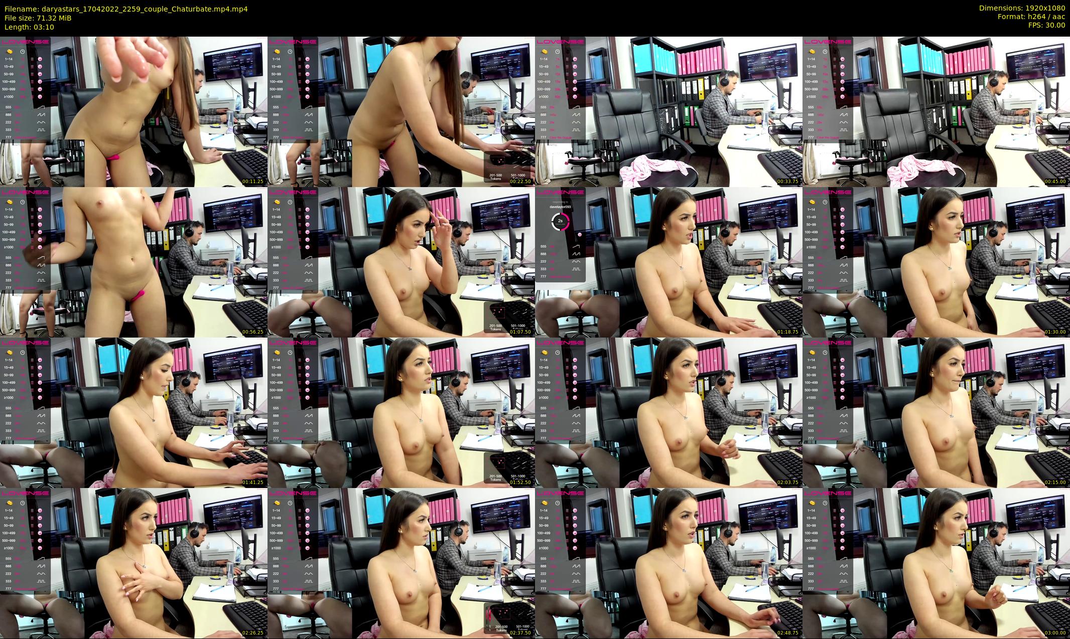 daryastars — 4 minute Chaturbate couple cam show recording, 1080p, Apr 17, 2022