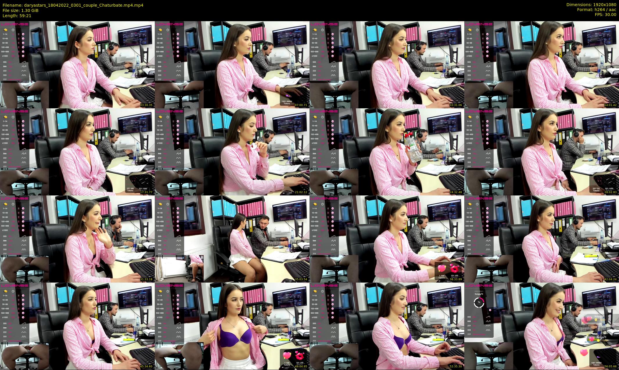 daryastars — 60 minute Chaturbate couple cam show recording, 1080p, Apr 18, 2022