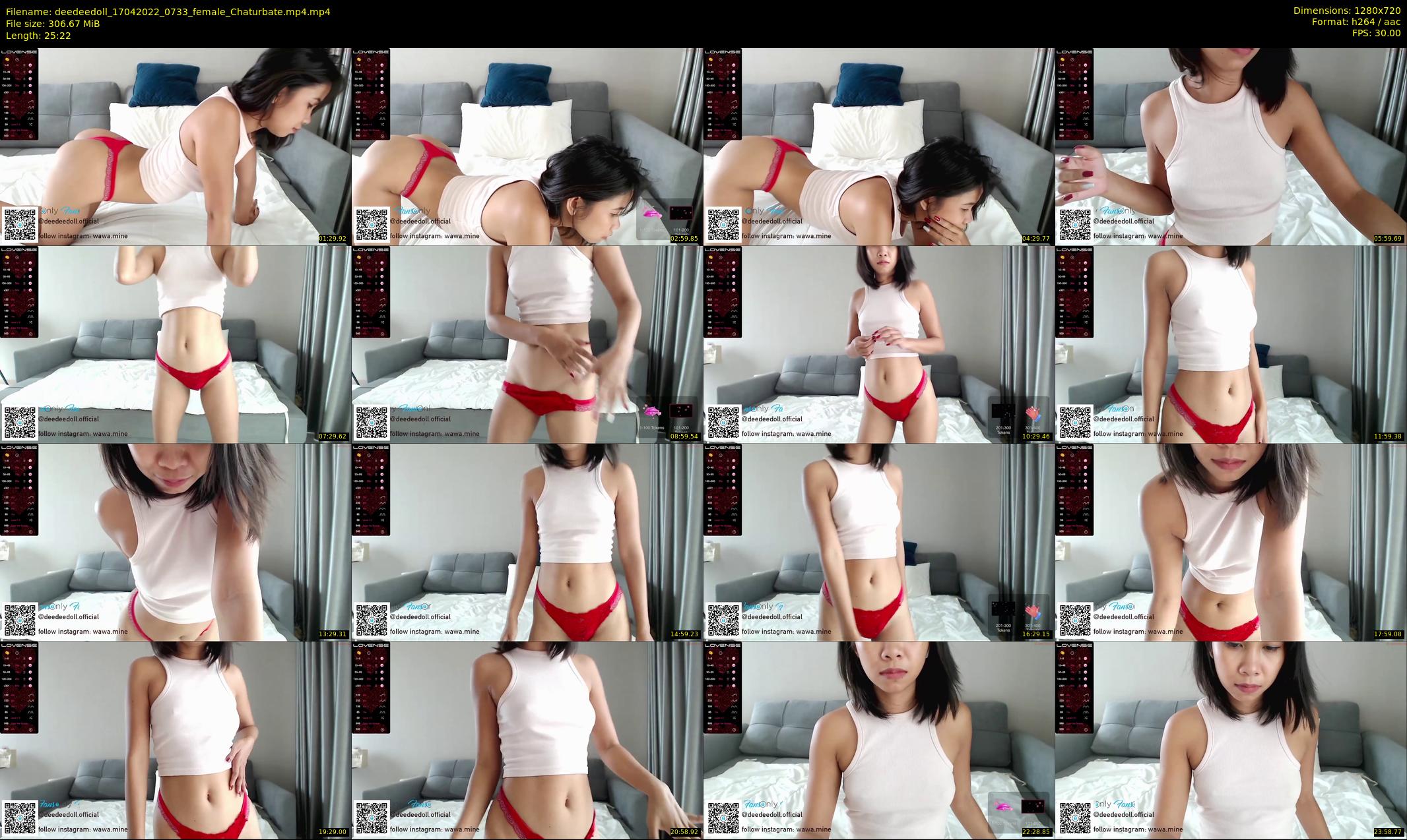 deedeedoll — 26 minute Chaturbate female cam show recording, 720p, Apr 17, 2022