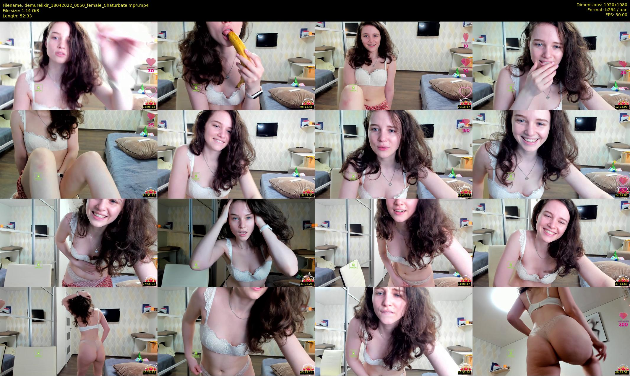 demurelixir — 53 minute Chaturbate female cam show recording, 1080p, Apr 18, 2022
