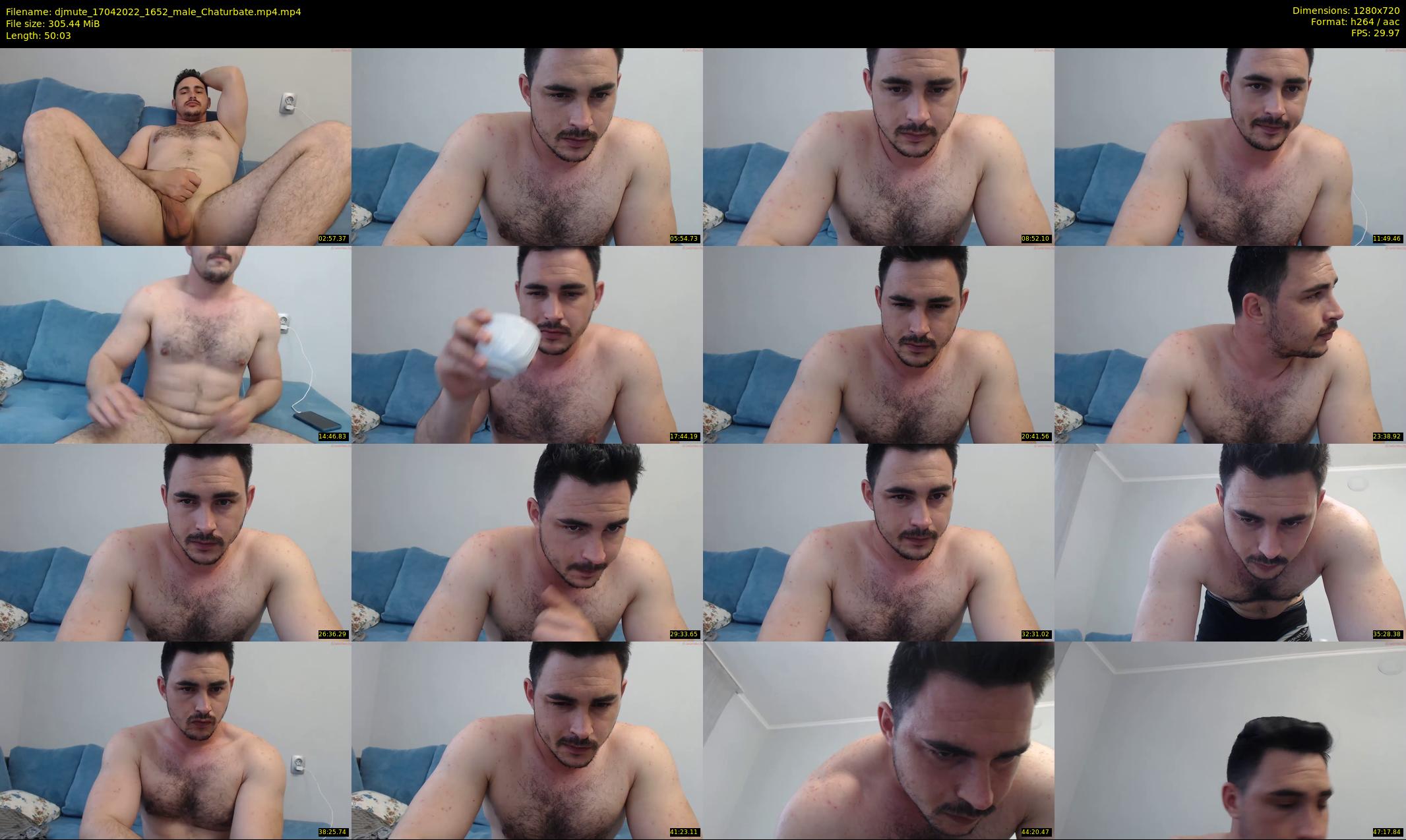 djmute — 51 minute Chaturbate male cam show recording, 720p, Apr 17, 2022