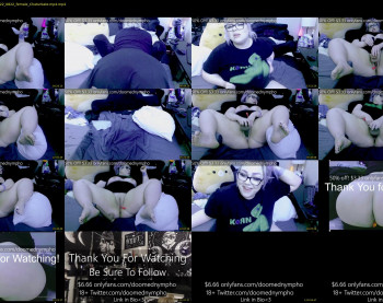 doomednympho — 75 minute Chaturbate female cam show recording, 720p, Apr 17, 2022