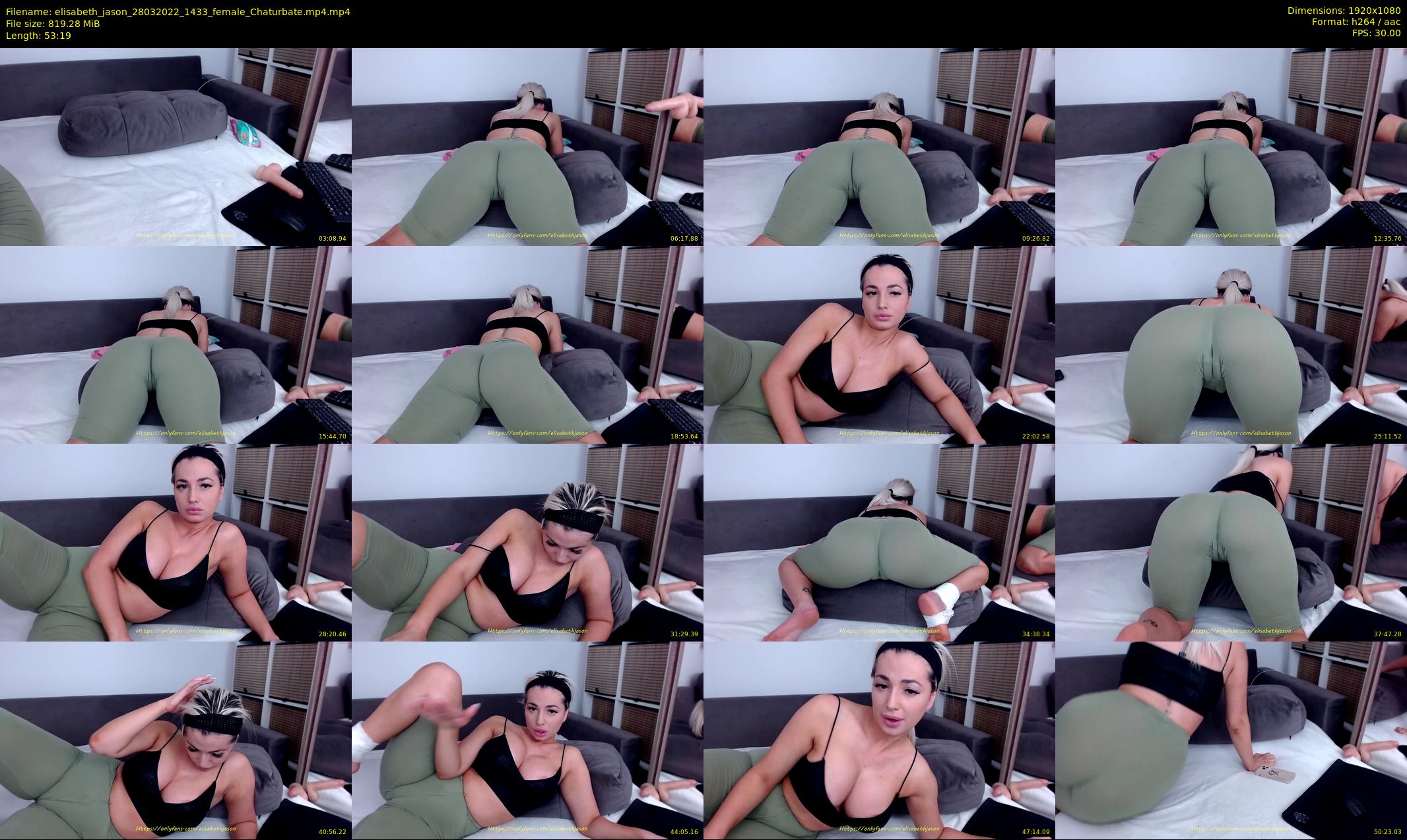 elisabeth_jason — 54 minute Chaturbate couple cam show recording, 1080p, Mar 28, 2022