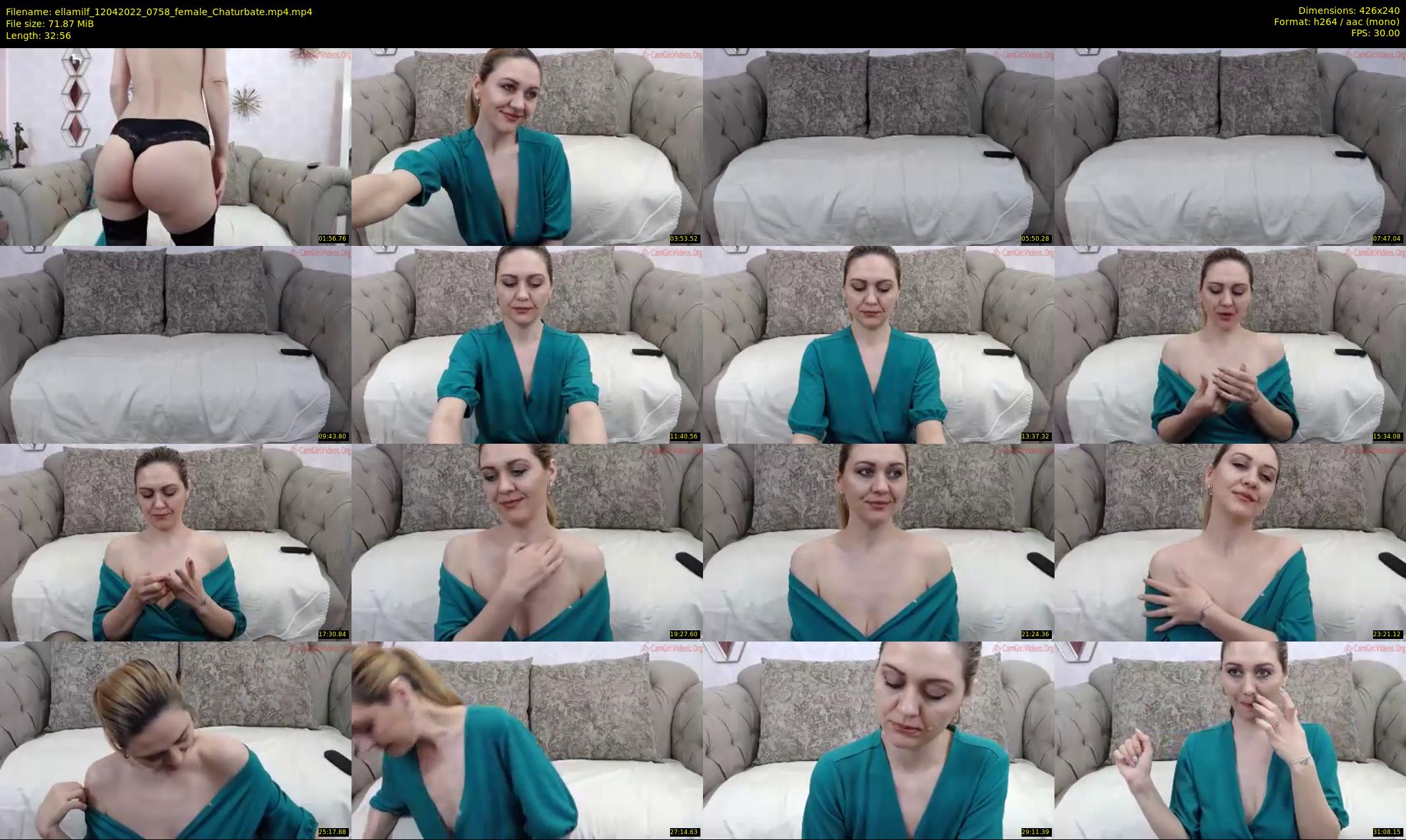 ellamilf — 33 minute Chaturbate female cam show recording, SD, Apr 12, 2022