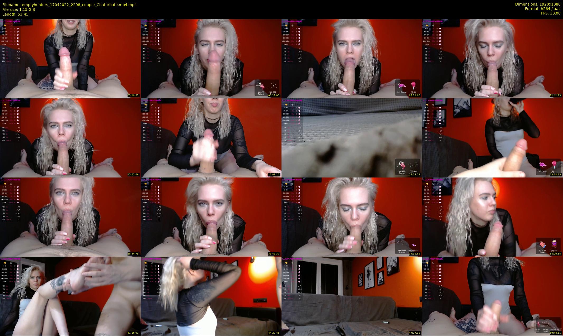 emptyhunters — 54 minute Chaturbate couple cam show recording, 1080p, Apr 17, 2022