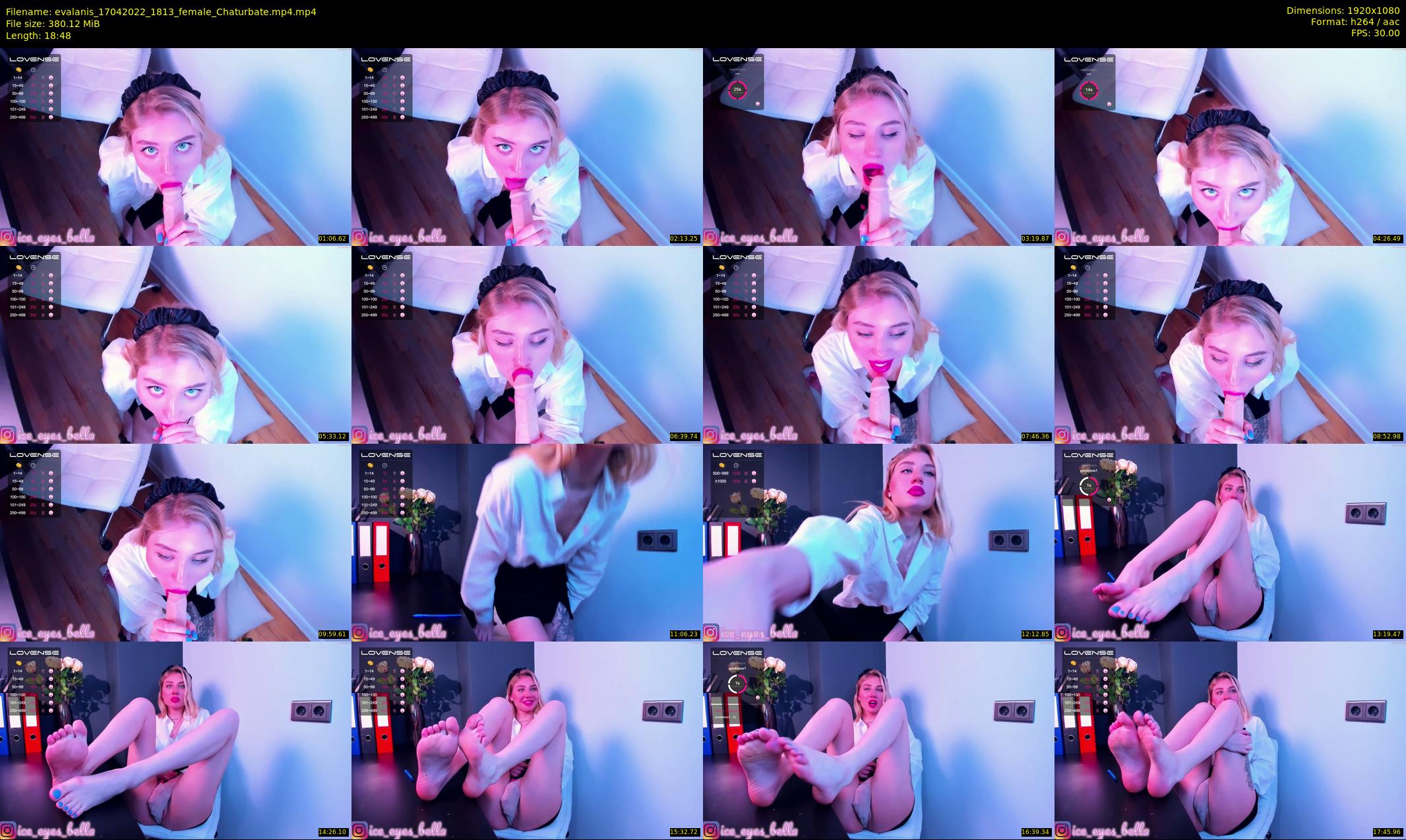 evalanis — 19 minute Chaturbate couple cam show recording, 1080p, Apr 17, 2022