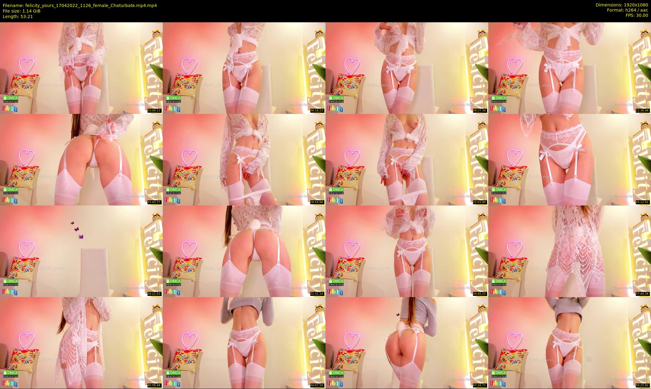 felicity_yours — 54 minute Chaturbate female cam show recording, 1080p, Apr 17, 2022