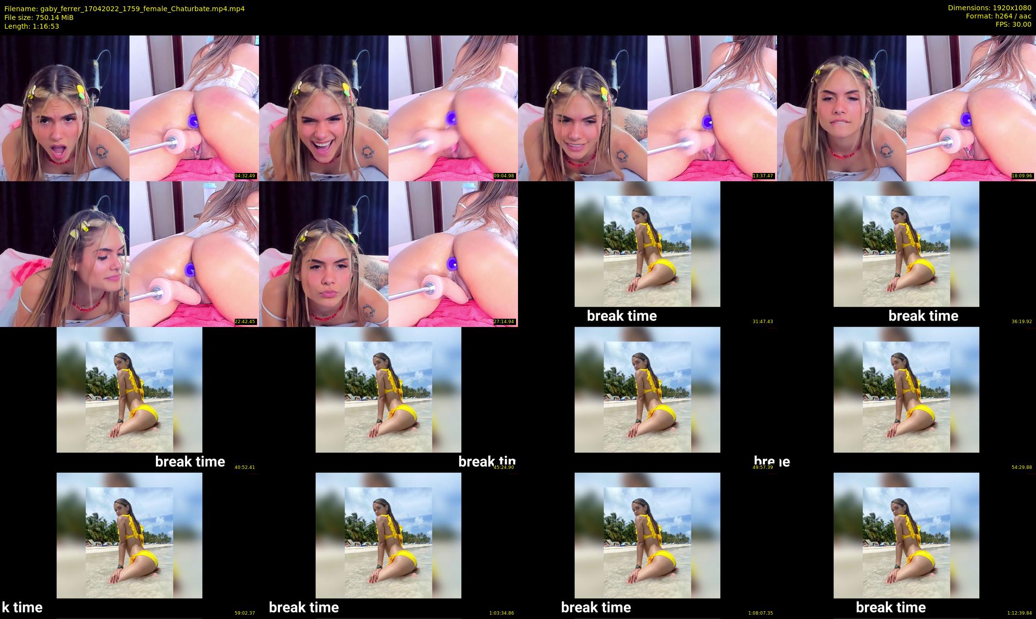 gaby_ferrer — 77 minute Chaturbate female cam show recording, 1080p, Apr 17, 2022