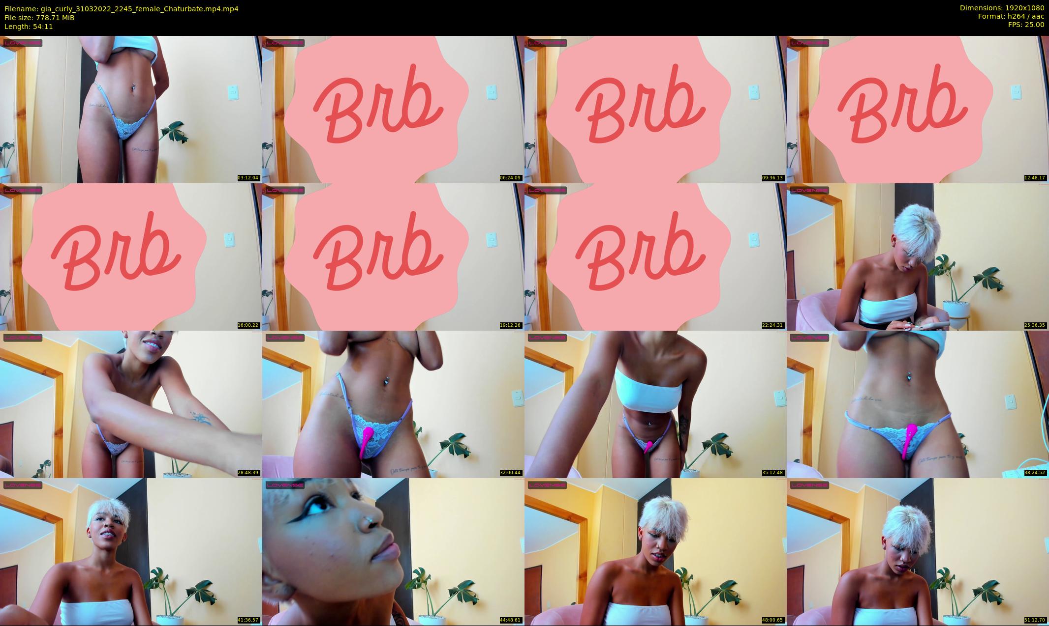 gia_curly — 55 minute Chaturbate female cam show recording, 1080p, Mar 31, 2022