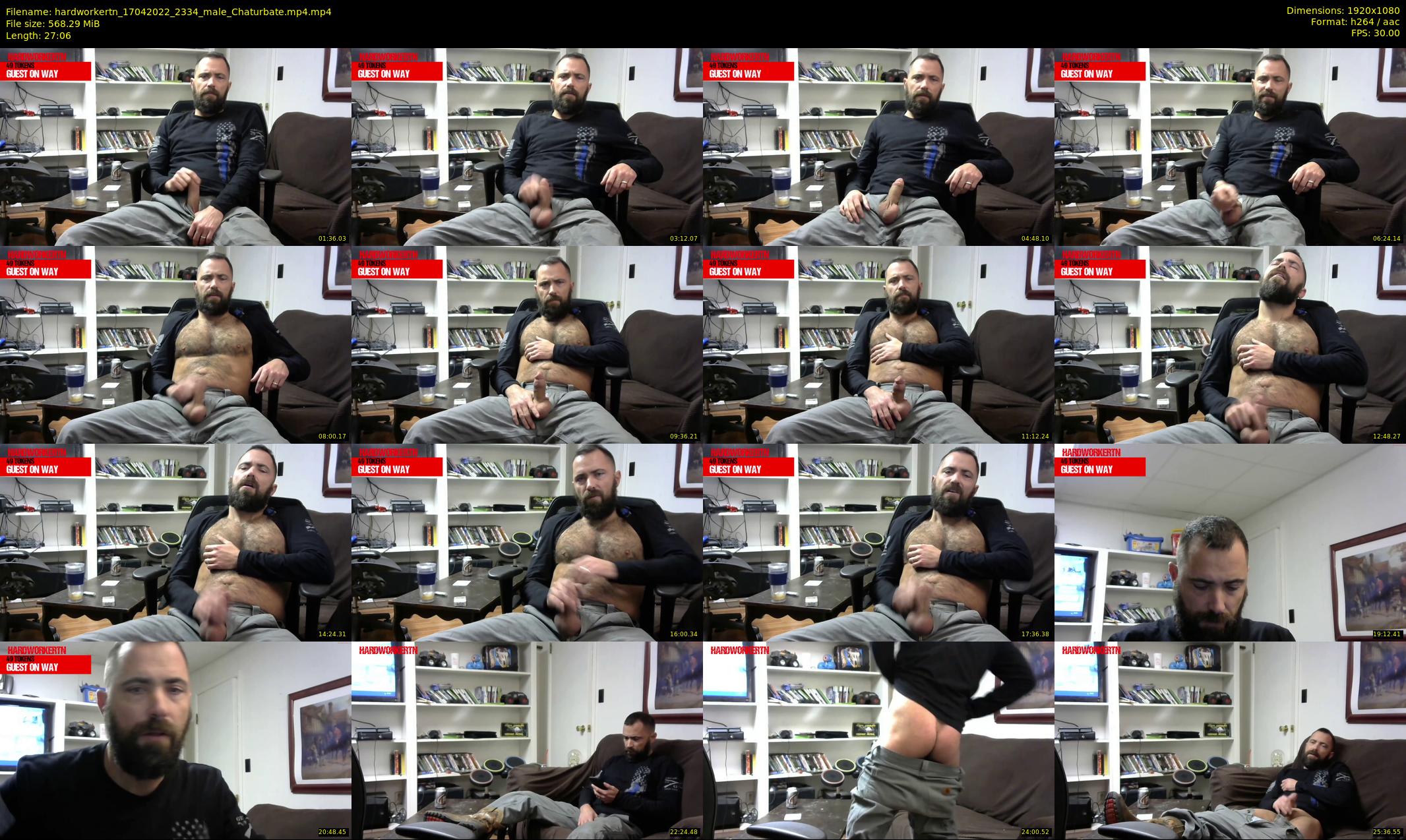 hardworkertn — 28 minute Chaturbate male cam show recording, 1080p, Apr 17, 2022