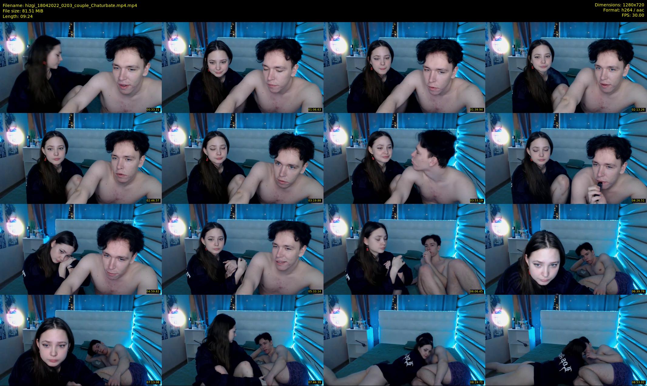hizgi — 10 minute Chaturbate couple cam show recording, 720p, Apr 18, 2022