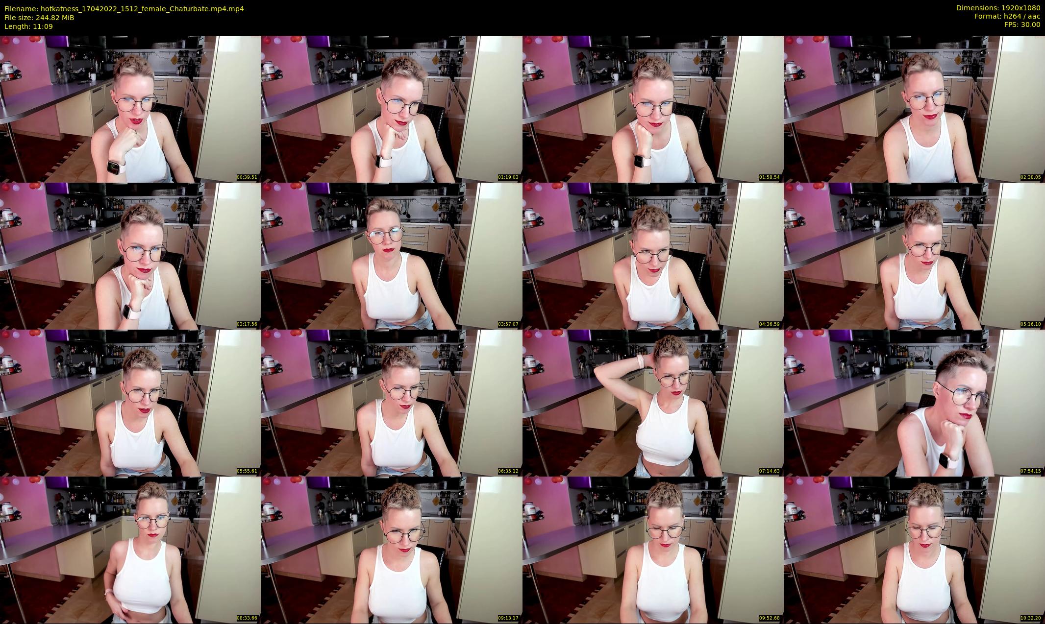hotkatness — 12 minute Chaturbate female cam show recording, 1080p, Apr 17, 2022