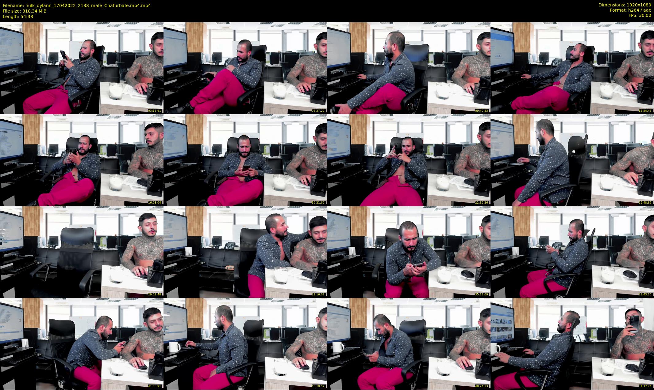 hulk_dylann — 55 minute Chaturbate male cam show recording, 1080p, Apr 17, 2022