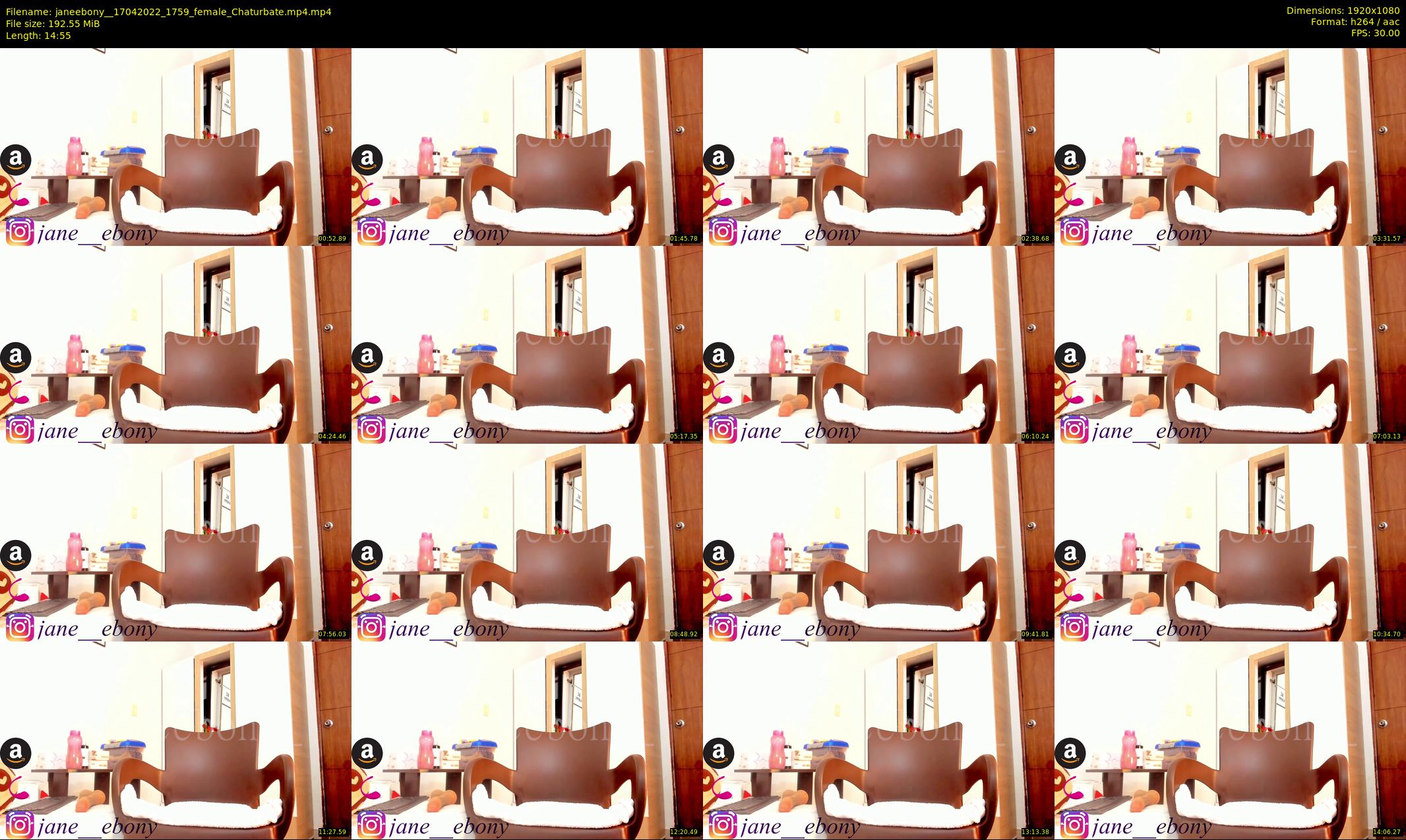 janeebony_ — 15 minute Chaturbate female cam show recording, 1080p, Apr 17, 2022