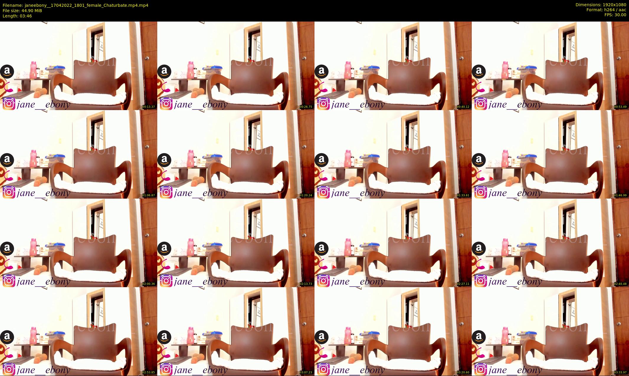 janeebony_ — 4 minute Chaturbate female cam show recording, 1080p, Apr 17, 2022