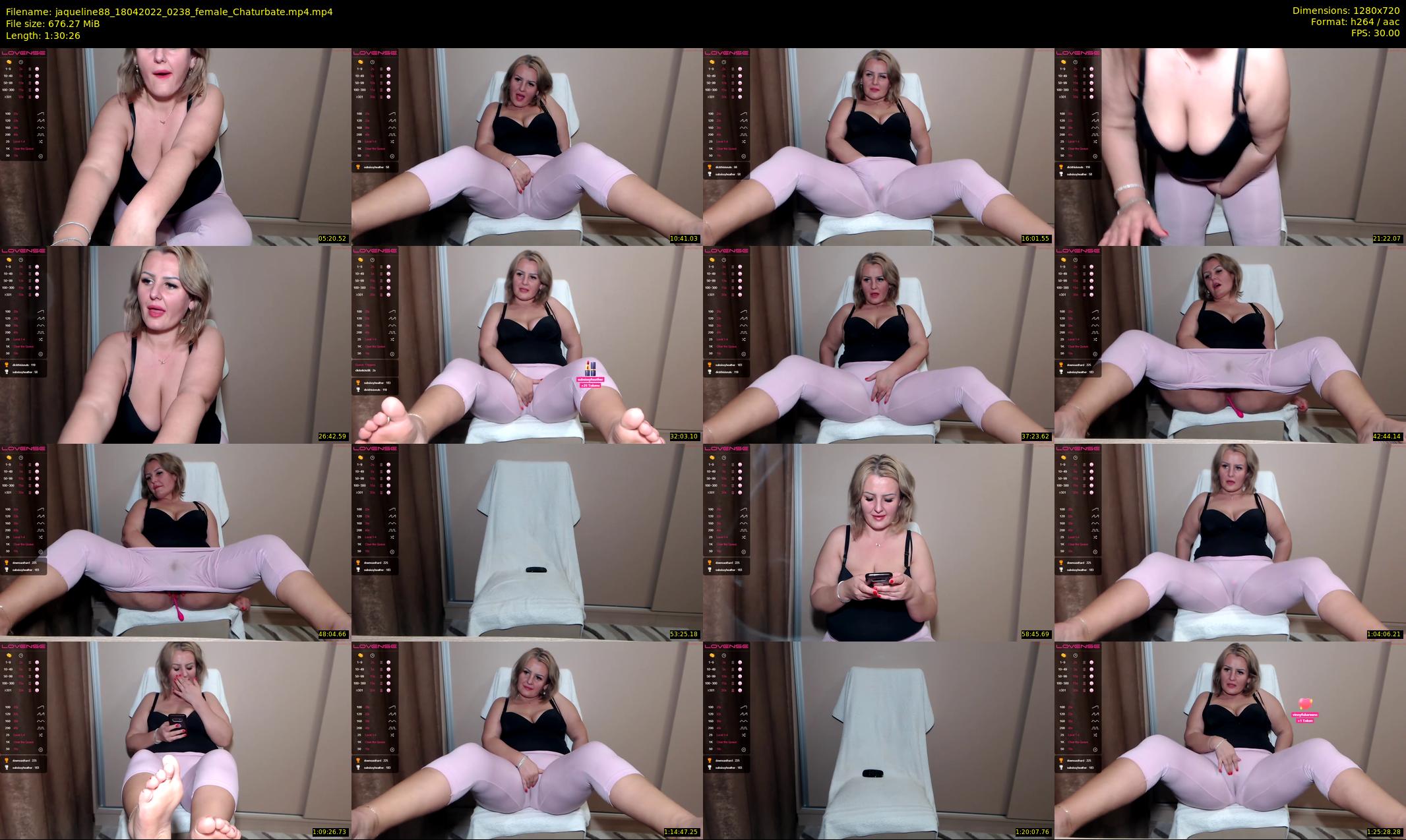 jaqueline88 — 91 minute Chaturbate female cam show recording, 720p, Apr 18, 2022