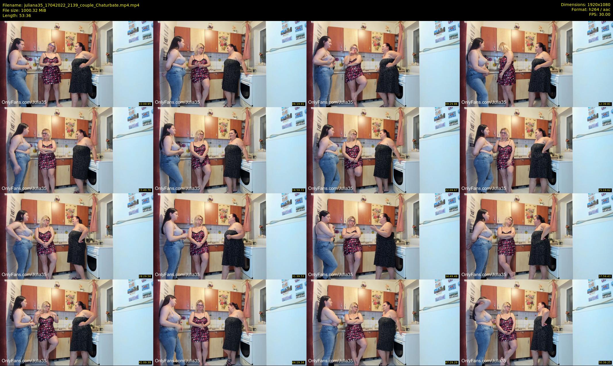 juliana35 — 54 minute Chaturbate couple cam show recording, 1080p, Apr 17, 2022