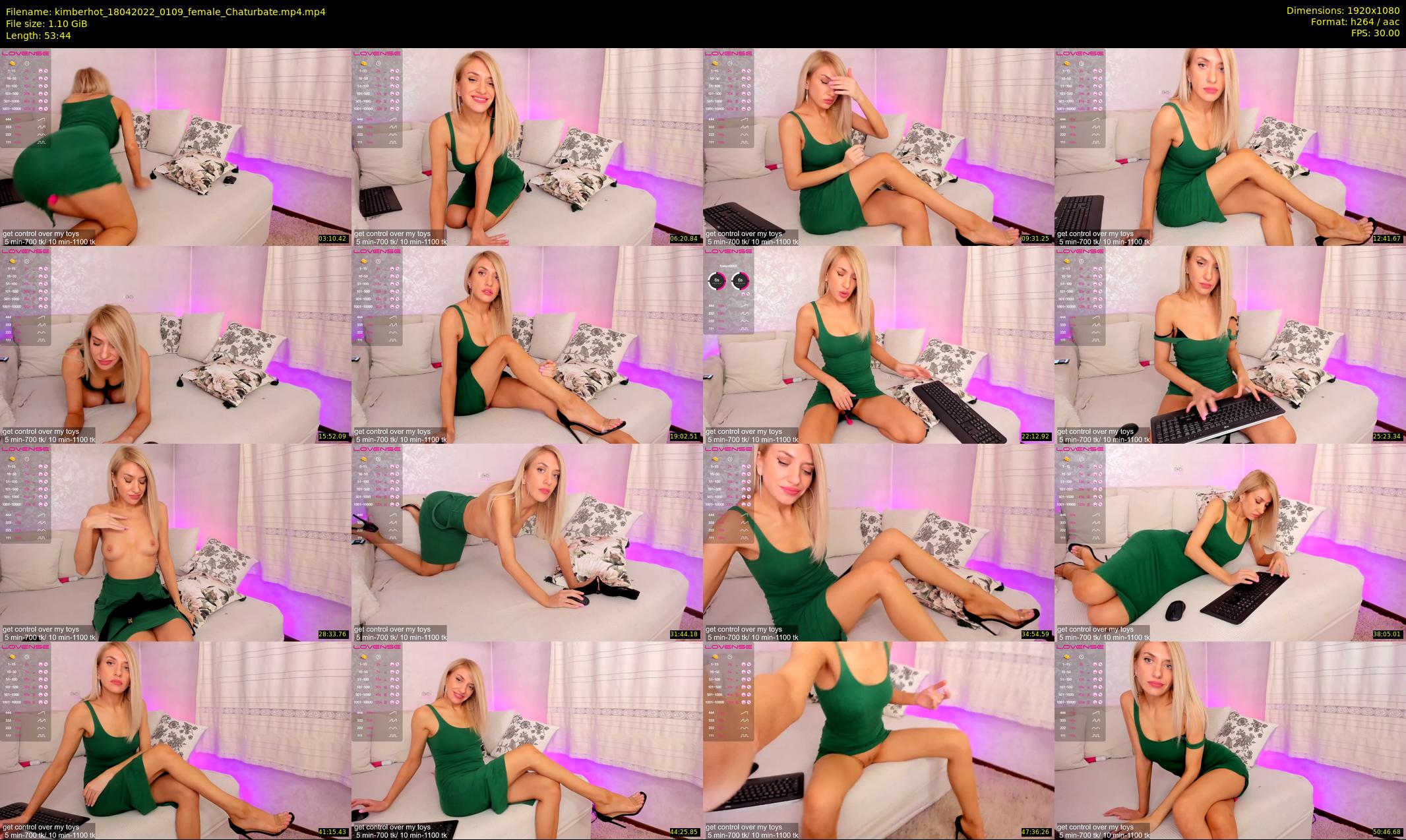kimberhot — 54 minute Chaturbate female cam show recording, 1080p, Apr 18, 2022