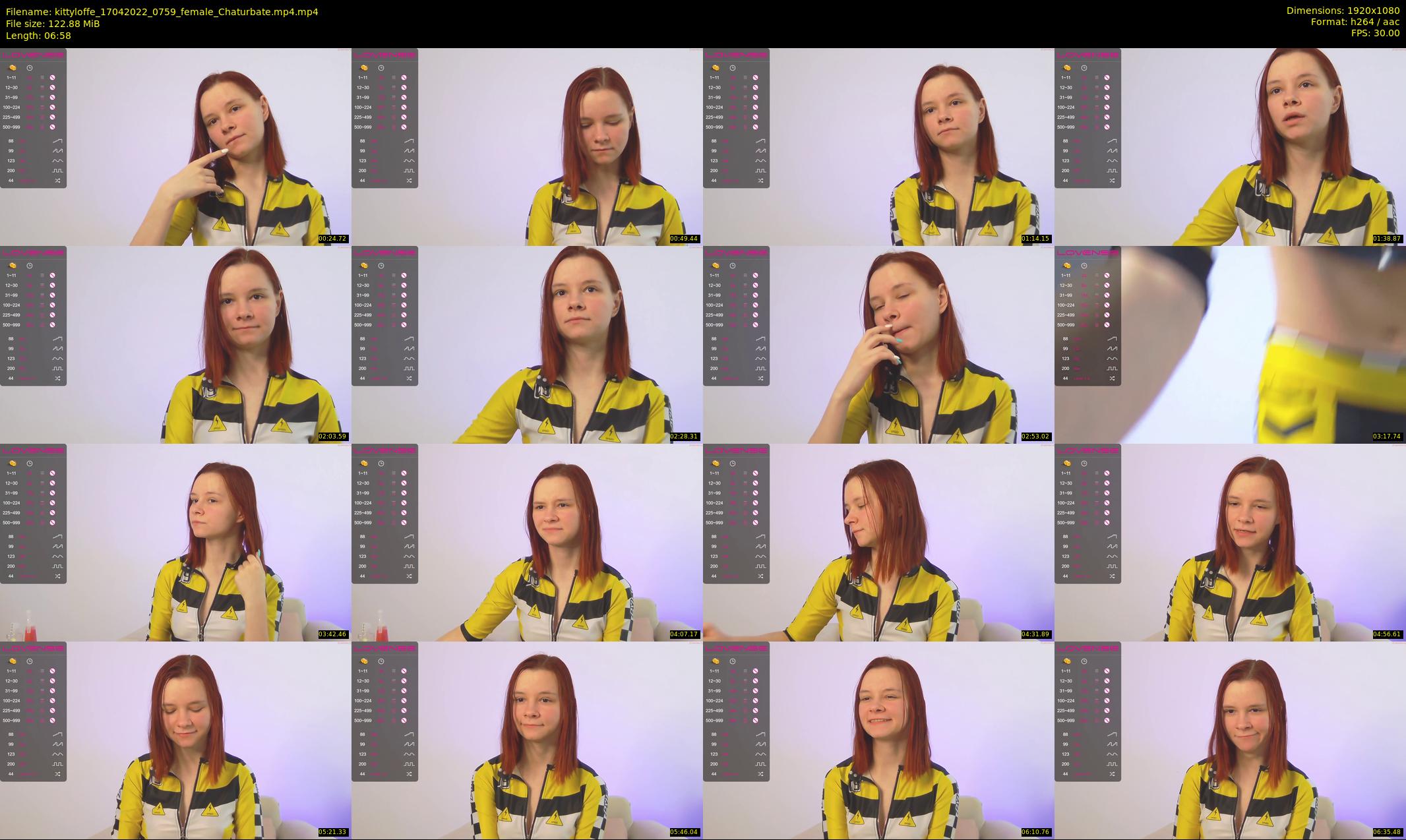 kittyloffe — 7 minute Chaturbate female cam show recording, 1080p, Apr 17, 2022