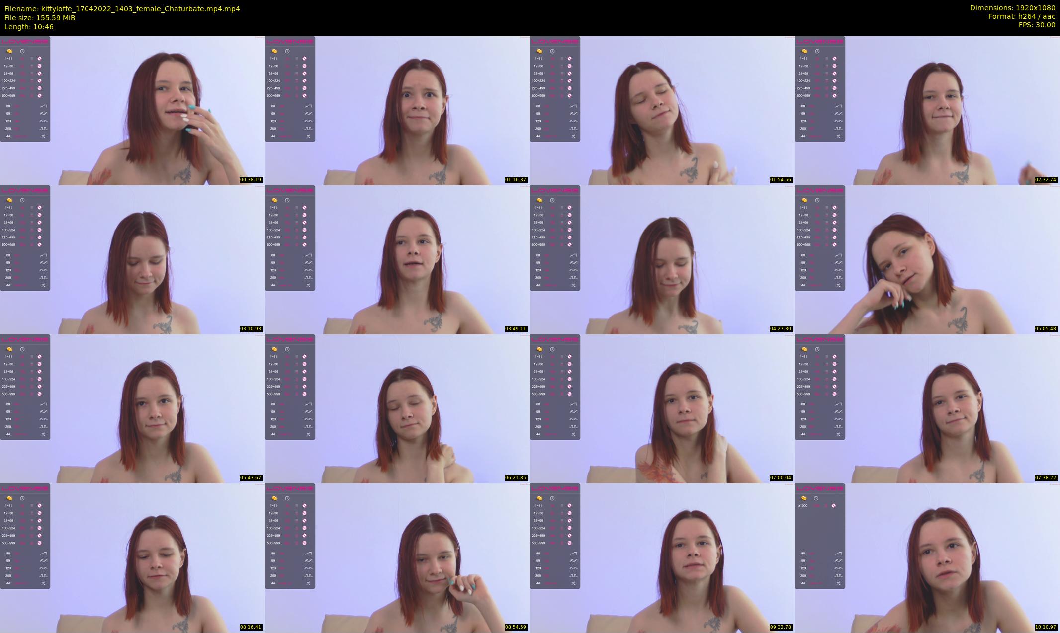 kittyloffe — 11 minute Chaturbate female cam show recording, 1080p, Apr 17, 2022