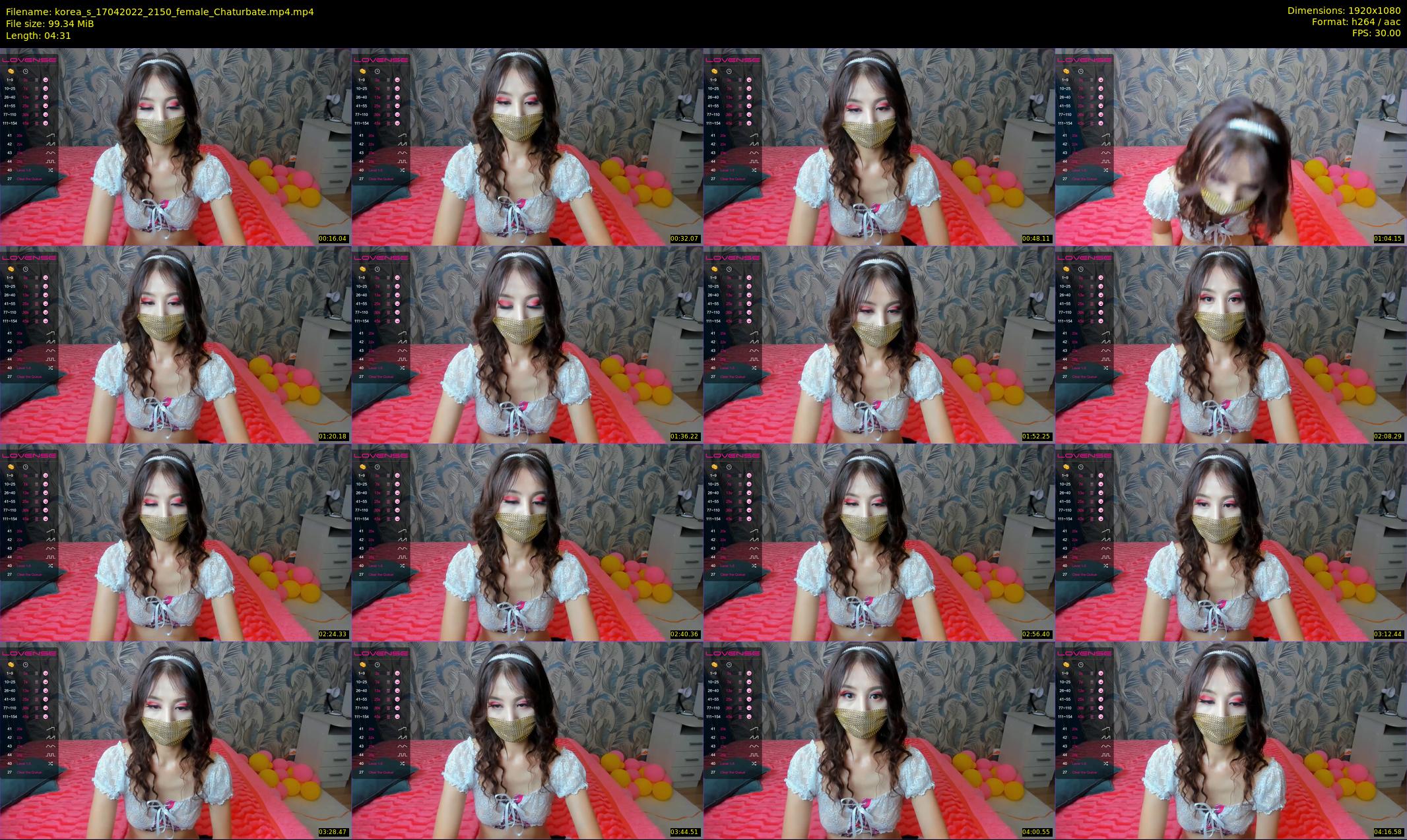 korea_s — 5 minute Chaturbate female cam show recording, 1080p, Apr 17, 2022