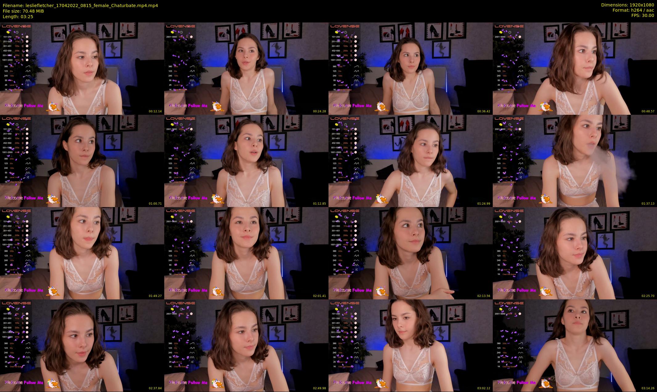 lesliefletcher — 4 minute Chaturbate couple cam show recording, 1080p, Apr 17, 2022