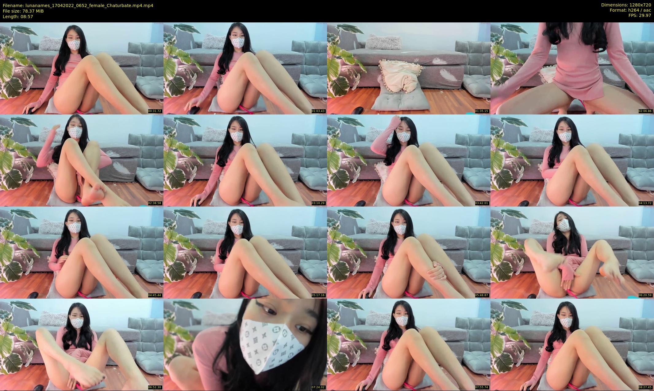 lunanames — 9 minute Chaturbate female cam show recording, 720p, Apr 17, 2022