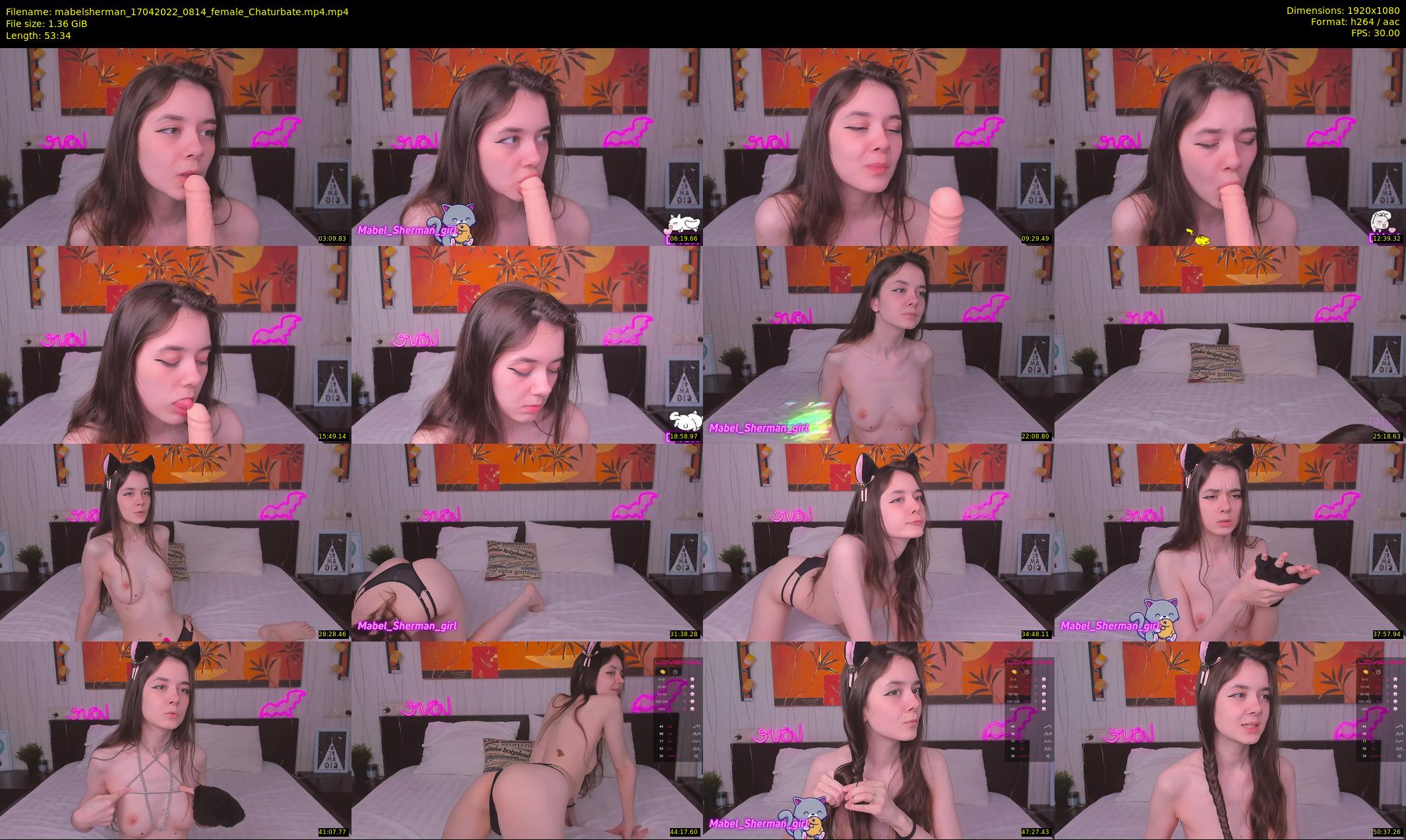 mabelsherman — 54 minute Chaturbate couple cam show recording, 1080p, Apr 17, 2022