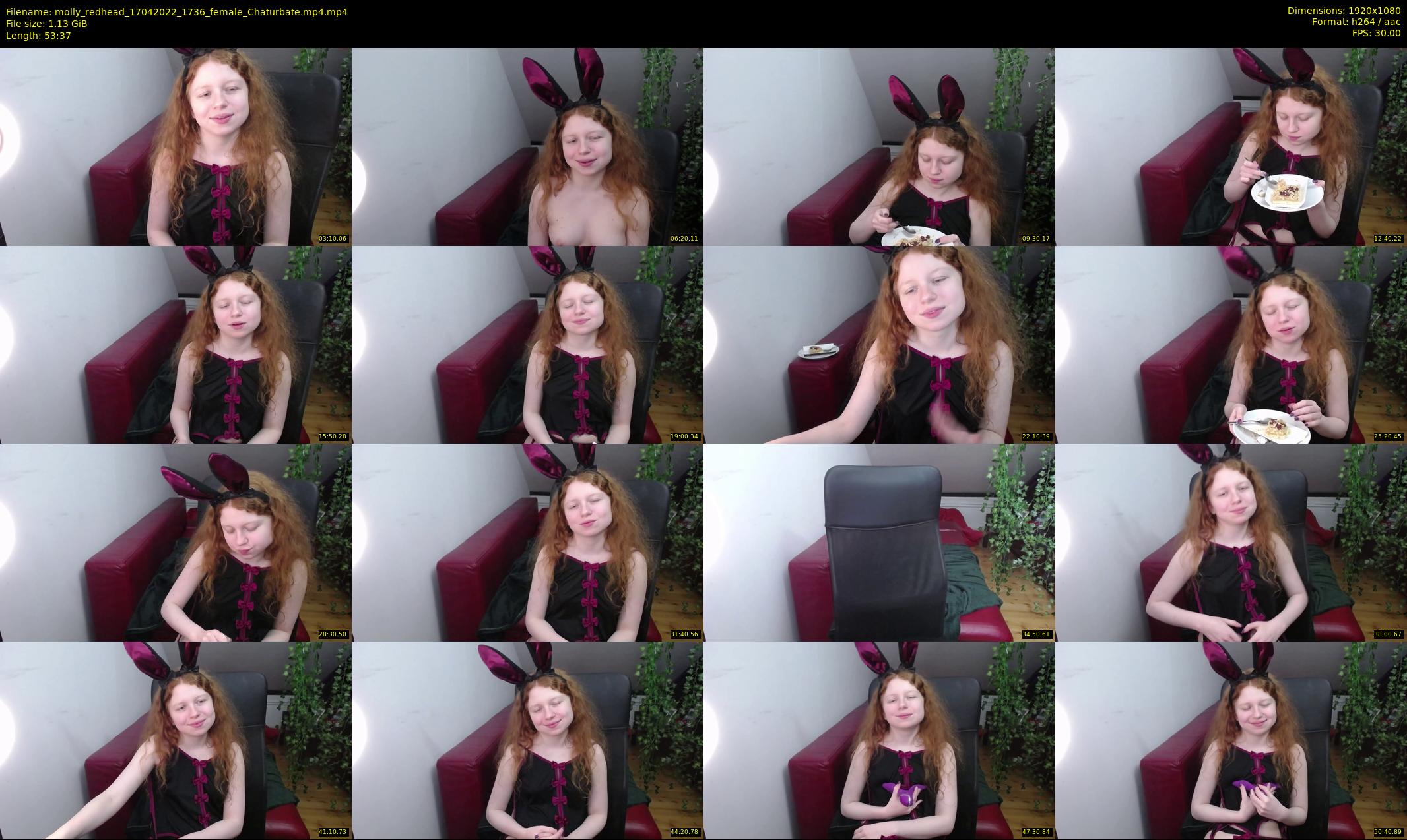 molly_redhead — 54 minute Chaturbate female cam show recording, 1080p, Apr 17, 2022