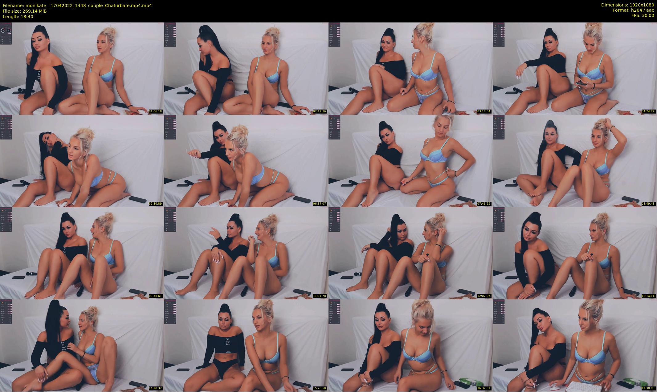monikate_ — 19 minute Chaturbate couple cam show recording, 1080p, Apr 17, 2022