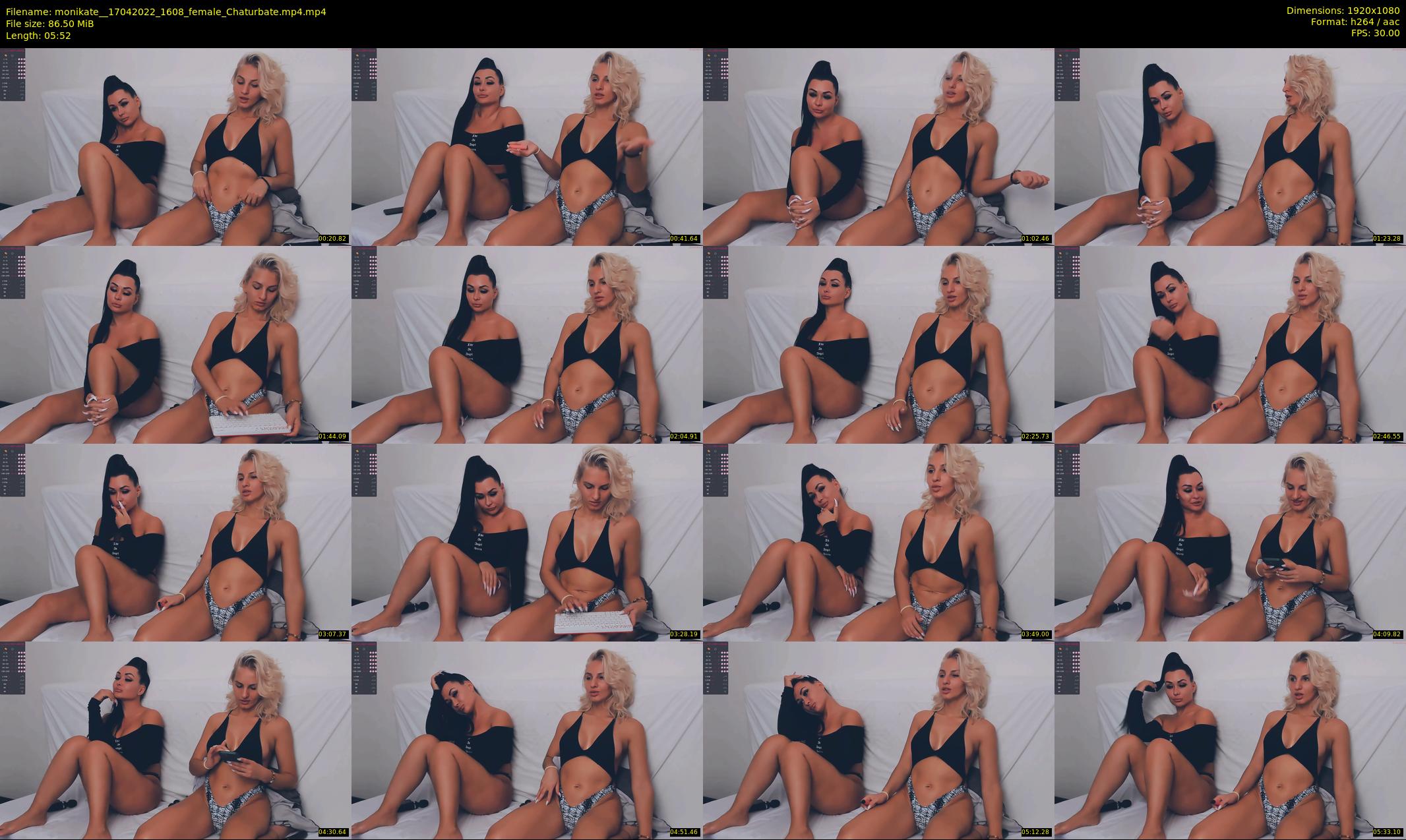 monikate_ — 6 minute Chaturbate couple cam show recording, 1080p, Apr 17, 2022