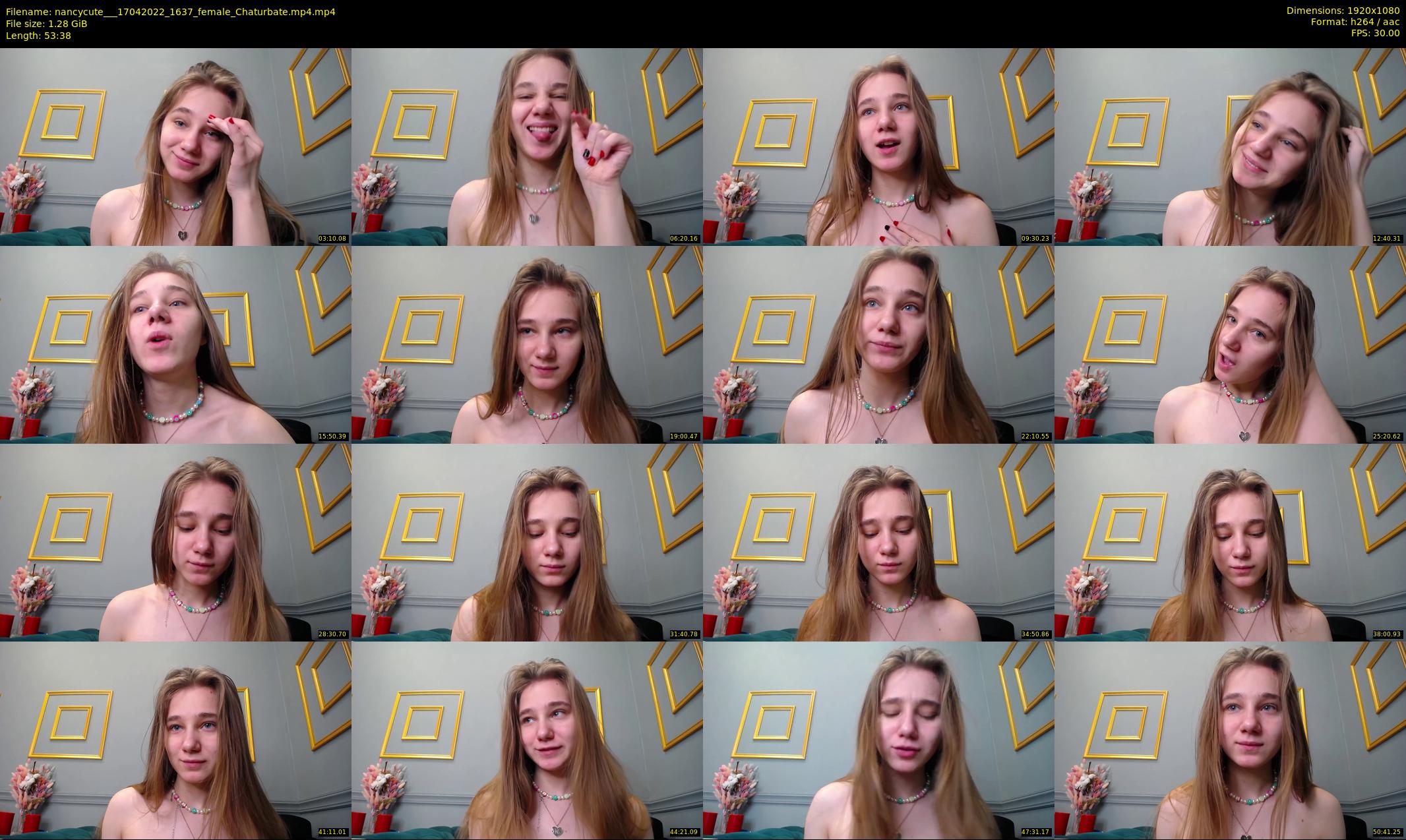 nancycute__ — 54 minute Chaturbate female cam show recording, 1080p, Apr 17, 2022