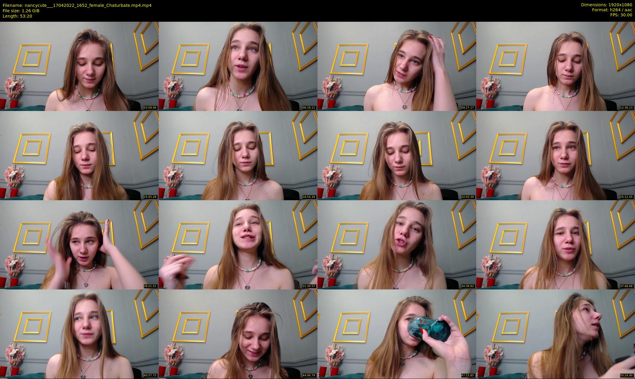nancycute__ — 54 minute Chaturbate female cam show recording, 1080p, Apr 17, 2022