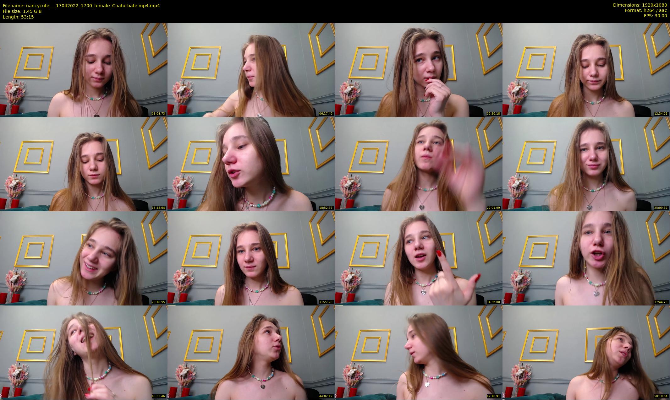 nancycute__ — 54 minute Chaturbate female cam show recording, 1080p, Apr 17, 2022