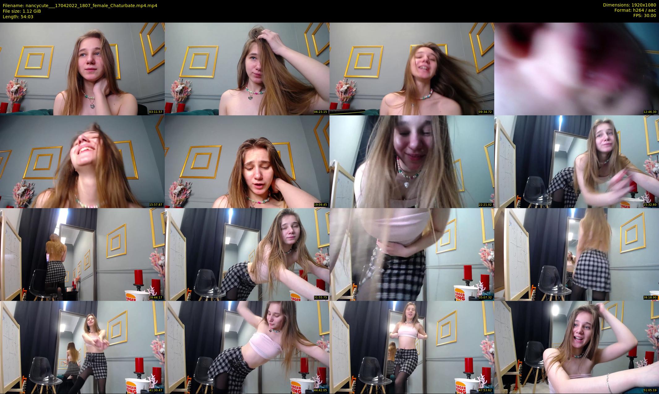 nancycute__ — 55 minute Chaturbate female cam show recording, 1080p, Apr 17, 2022