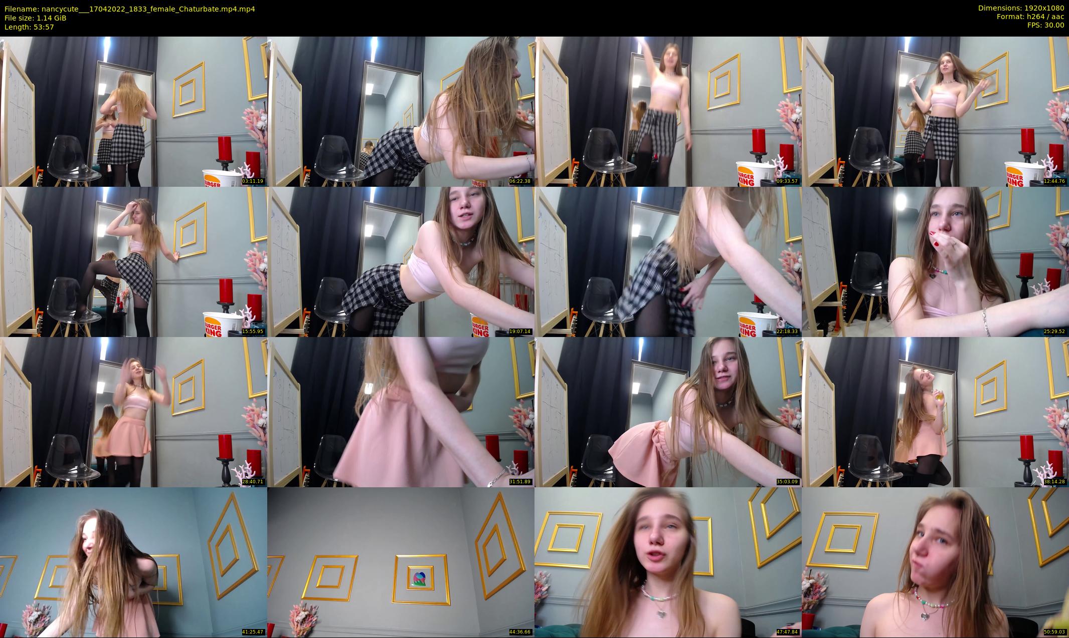 nancycute__ — 54 minute Chaturbate female cam show recording, 1080p, Apr 17, 2022