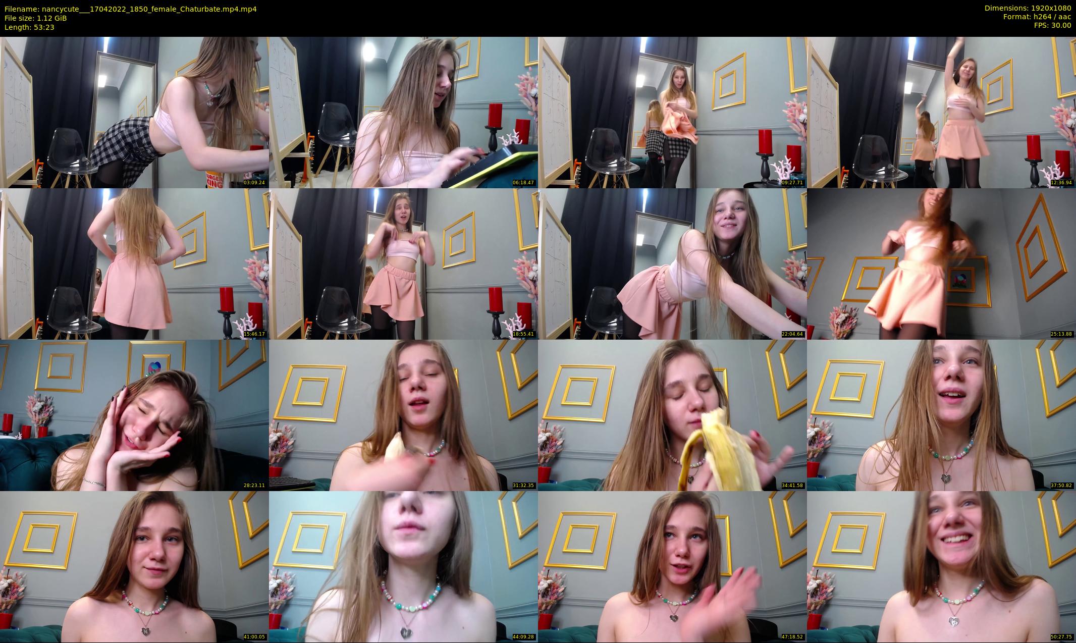 nancycute__ — 54 minute Chaturbate female cam show recording, 1080p, Apr 17, 2022