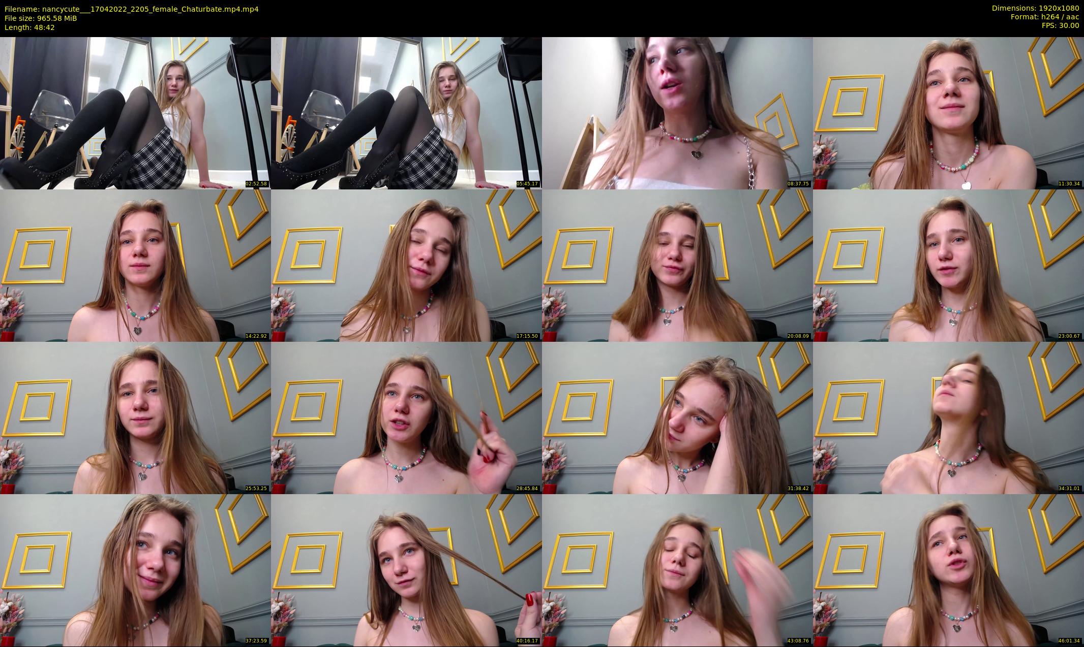 nancycute__ — 49 minute Chaturbate female cam show recording, 1080p, Apr 17, 2022