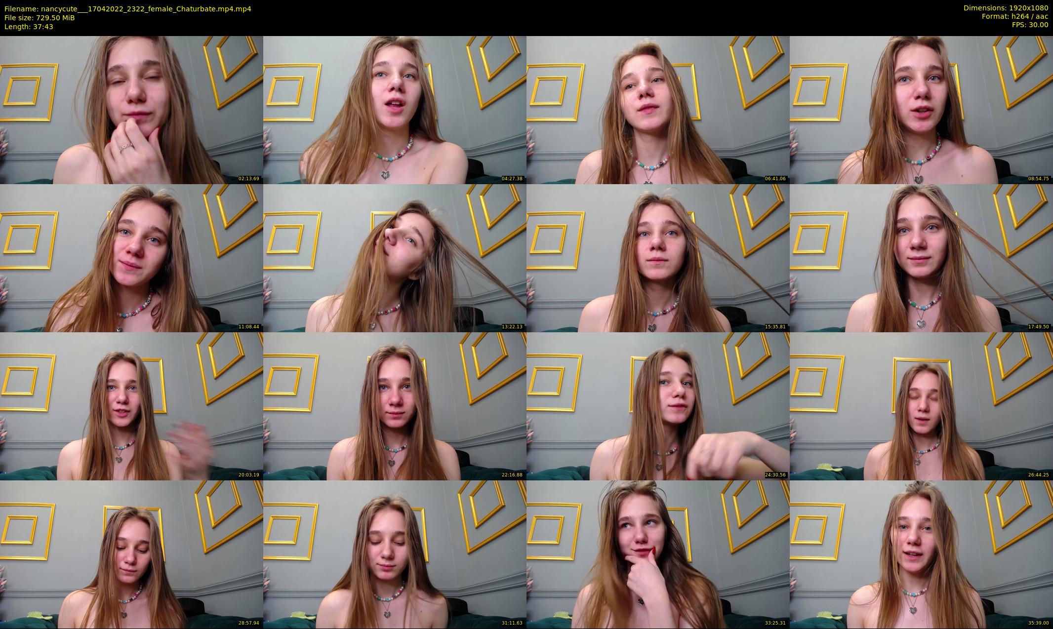 nancycute__ — 38 minute Chaturbate female cam show recording, 1080p, Apr 17, 2022