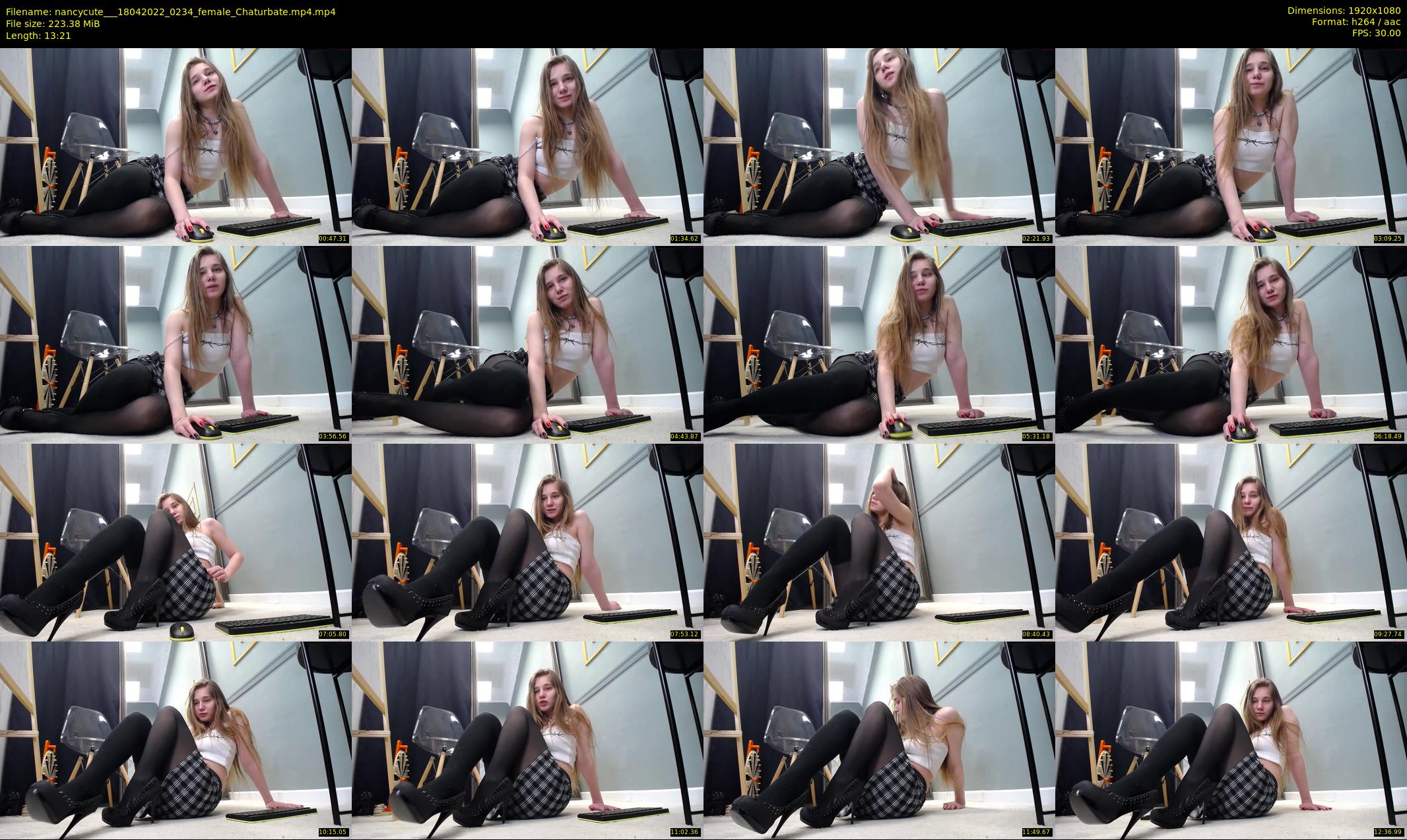 nancycute__ — 14 minute Chaturbate female cam show recording, 1080p, Apr 18, 2022