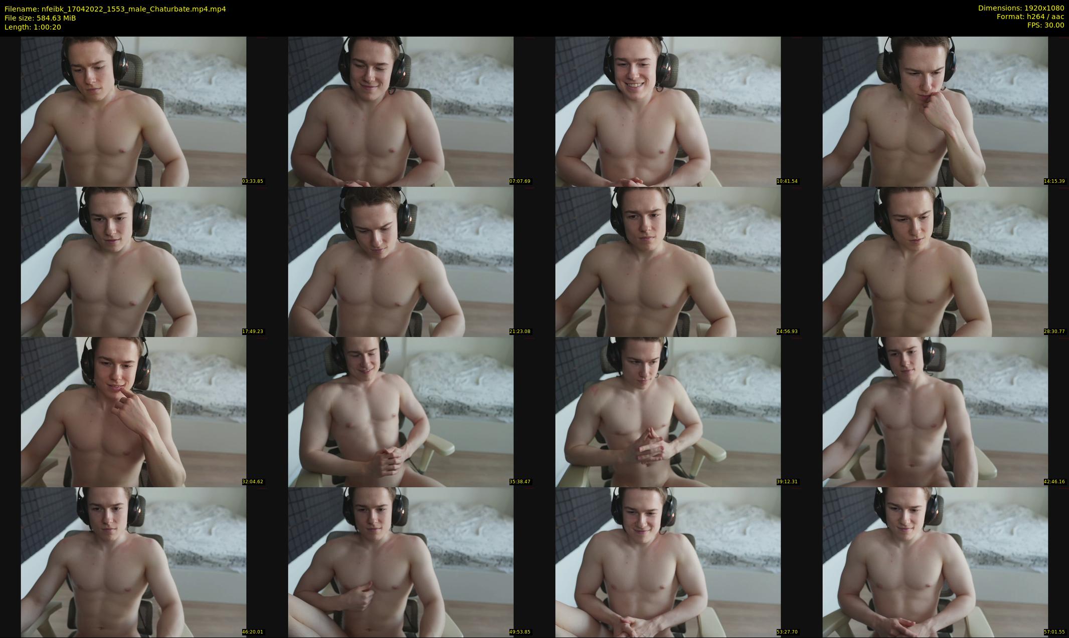 nfeibk — 61 minute Chaturbate male cam show recording, 1080p, Apr 17, 2022