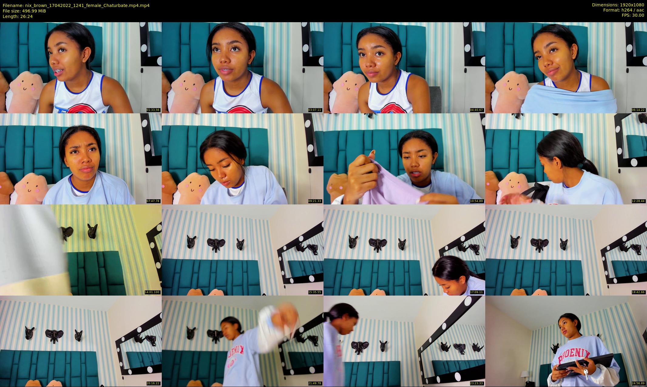 nix_brown — 27 minute Chaturbate female cam show recording, 1080p, Apr 17, 2022