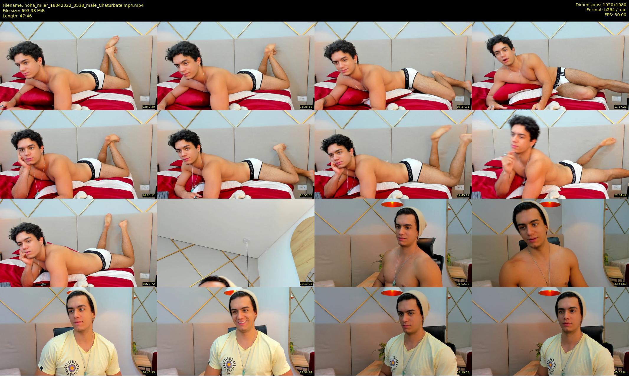 noha_miler — 48 minute Chaturbate male cam show recording, 1080p, Apr 18, 2022