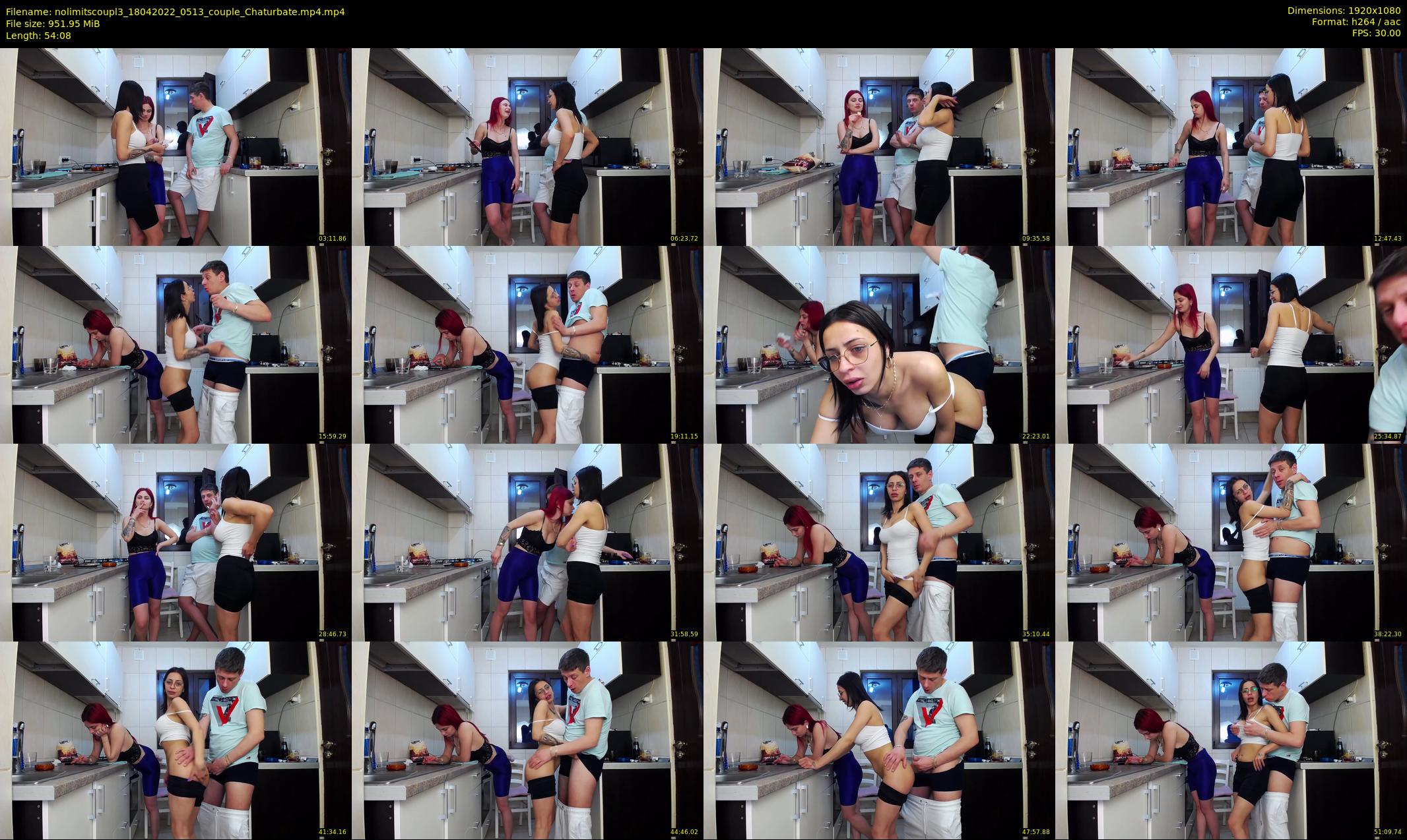 nolimitscoupl3 — 55 minute Chaturbate couple cam show recording, 1080p, Apr 18, 2022