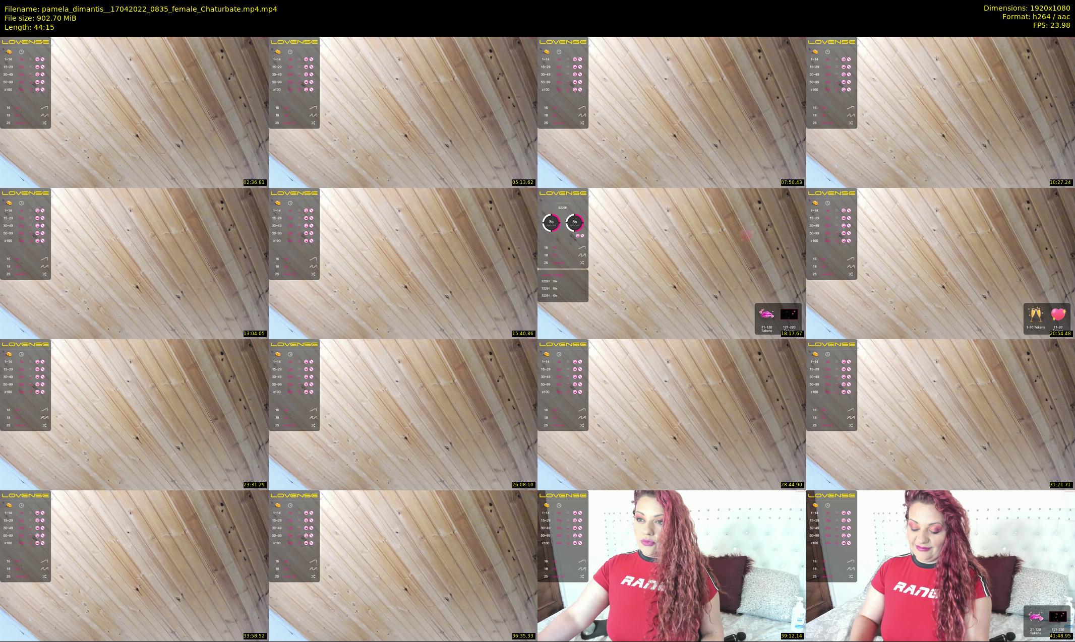 pamela_dimantis_ — 45 minute Chaturbate female cam show recording, 1080p, Apr 17, 2022