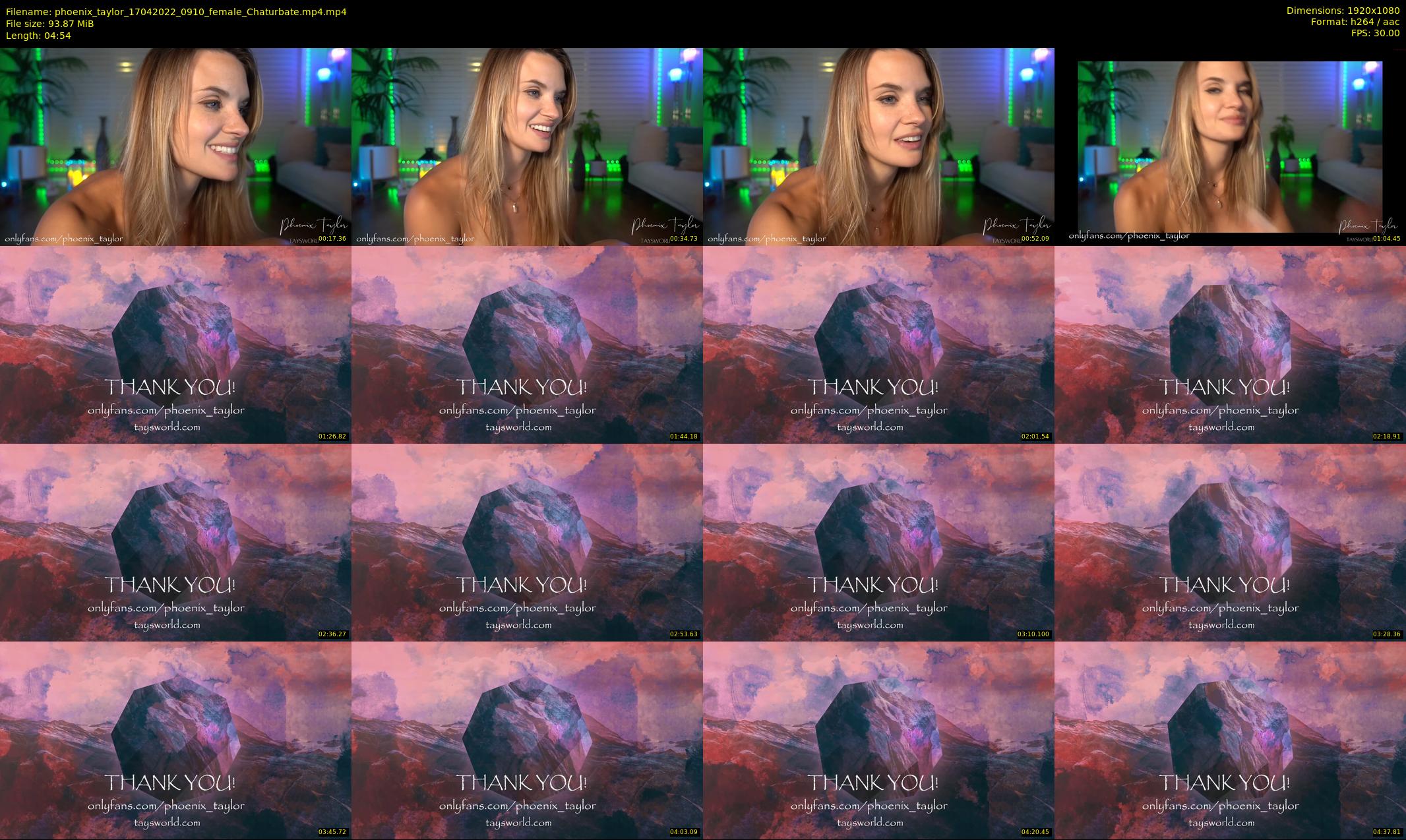 phoenix_taylor — 5 minute Chaturbate female cam show recording, 1080p, Apr 17, 2022